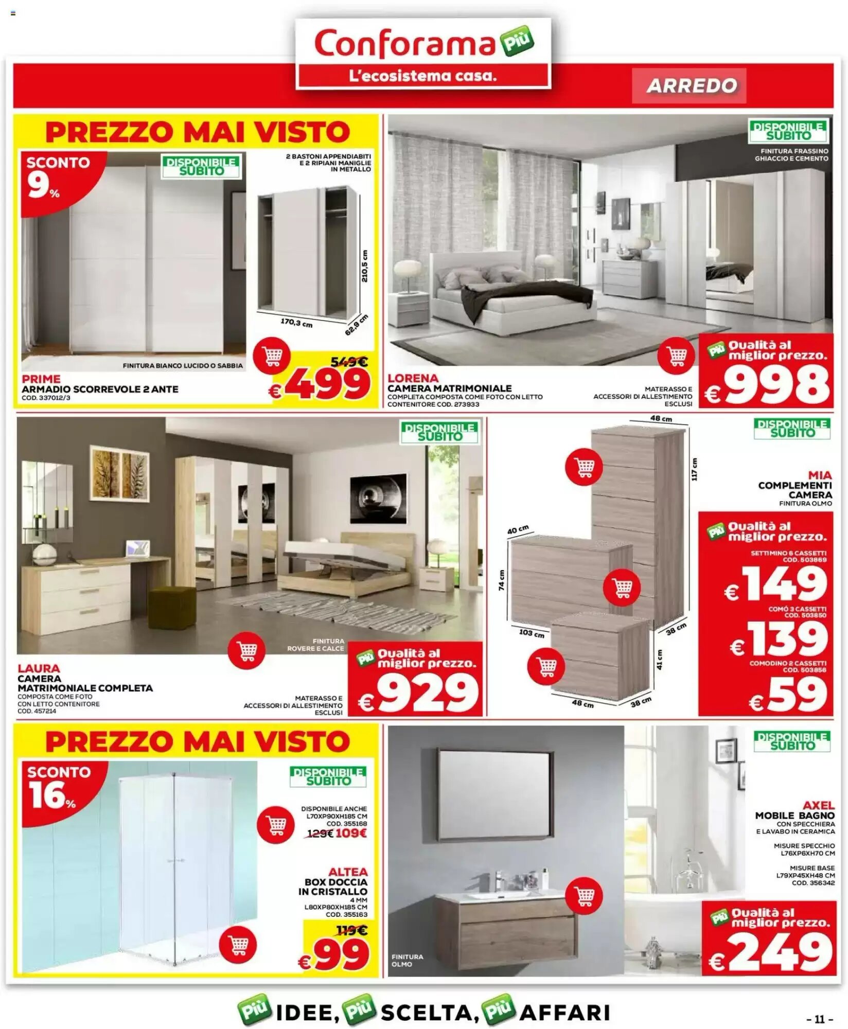 Volantino promozionale Conforama  valide dal 24/08/2026 - Pagina 11.