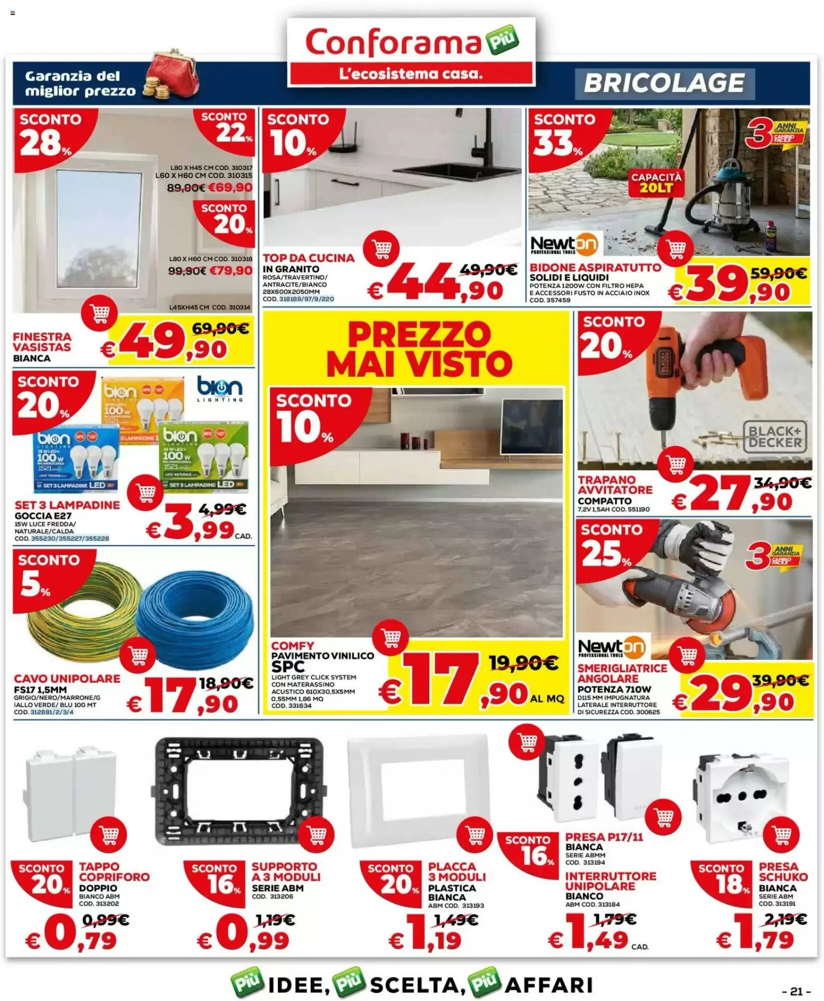 Volantino promozionale Conforama  valide dal 24/08/2026 - Pagina 21.