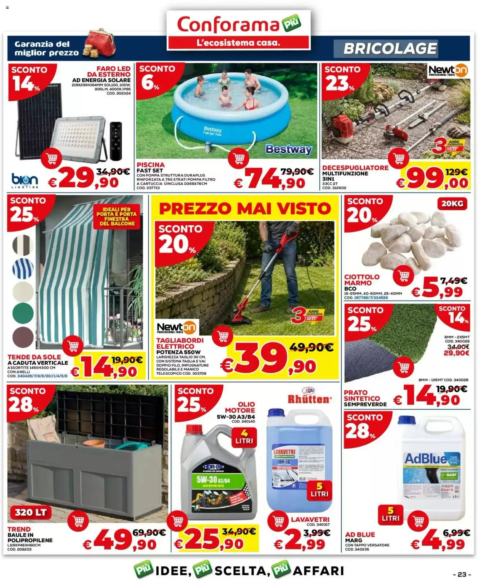 Volantino promozionale Conforama  valide dal 24/08/2026 - Pagina 23.