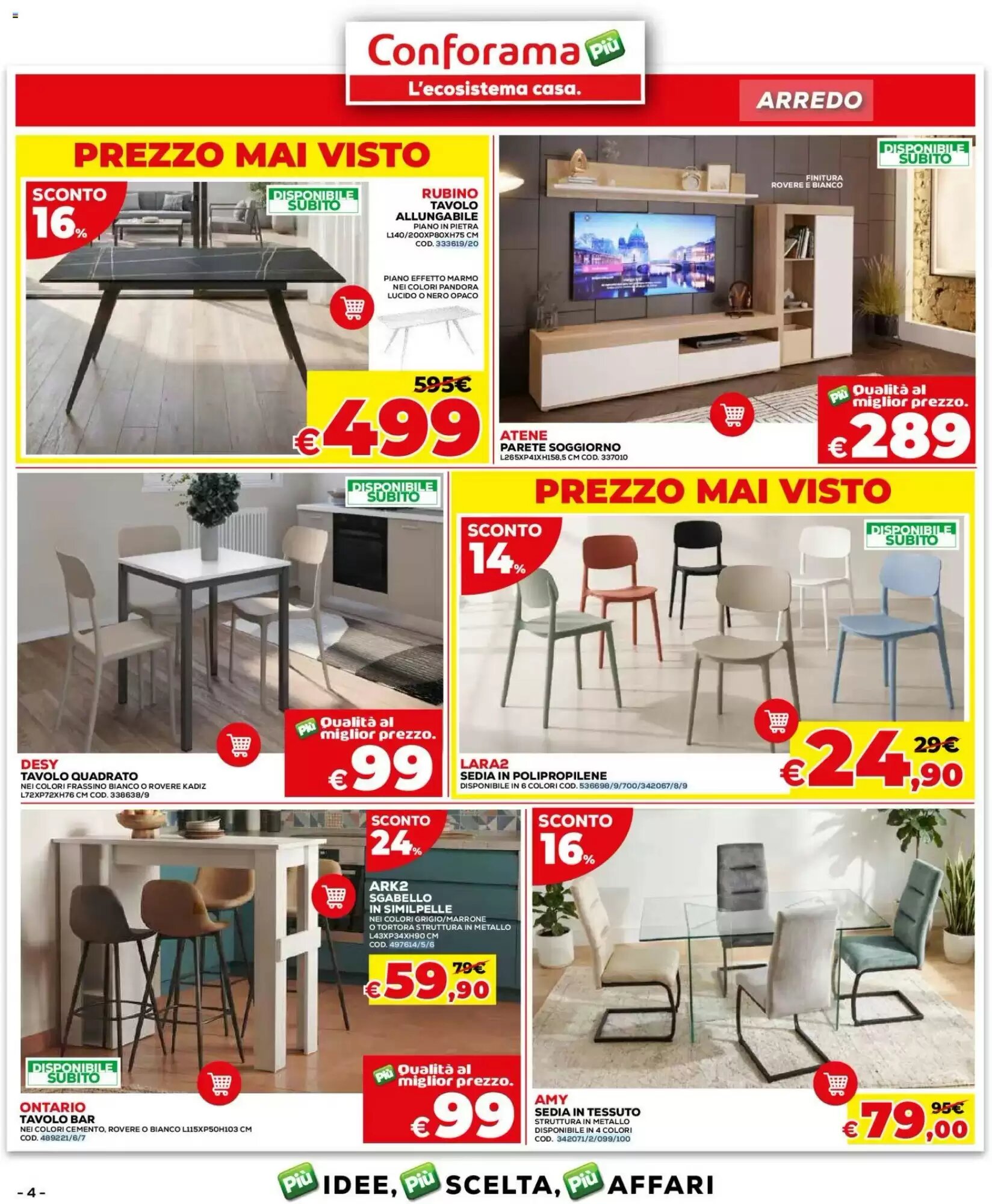 Volantino promozionale Conforama  valide dal 24/08/2026 - Pagina 4.
