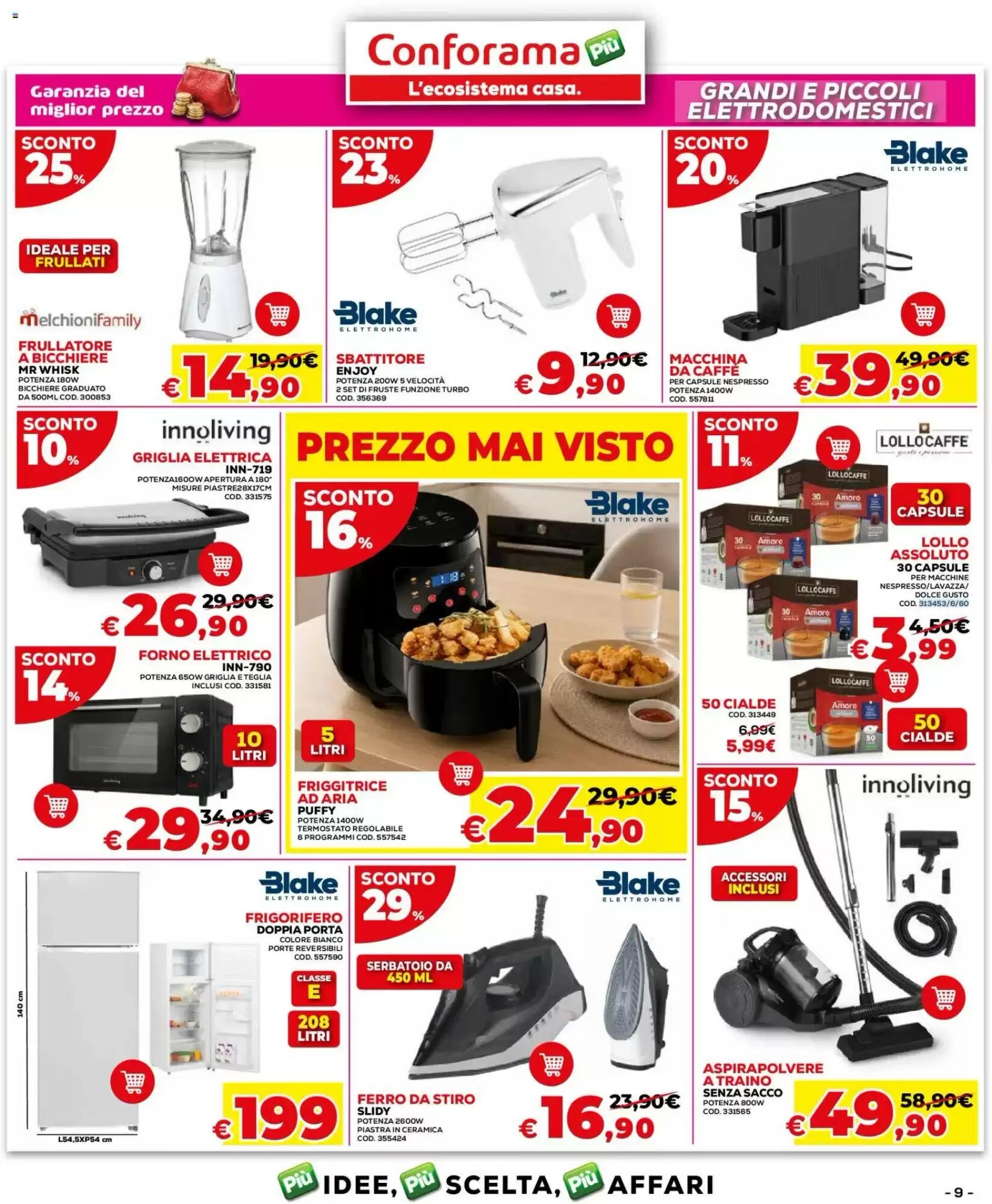 Volantino promozionale Conforama  valide dal 24/08/2026 - Pagina 9.