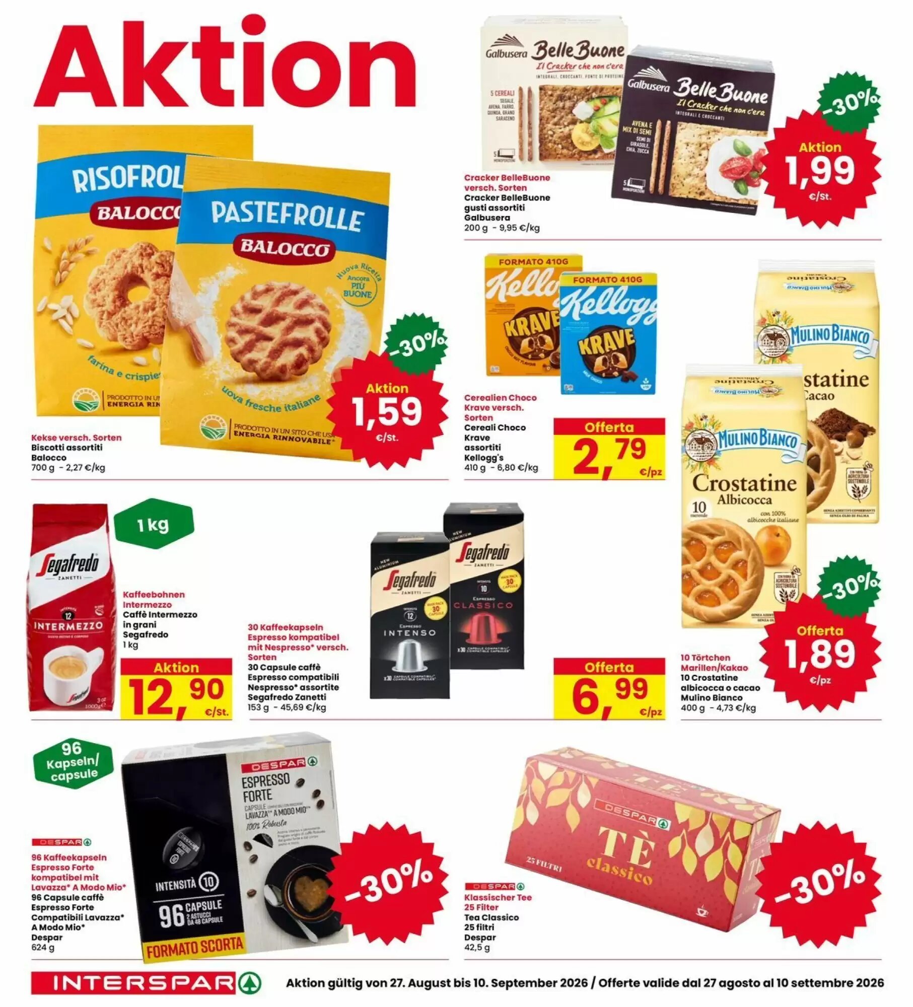 Volantino promozionale Interspar  valide dal 24/08/2026 - Pagina 18.