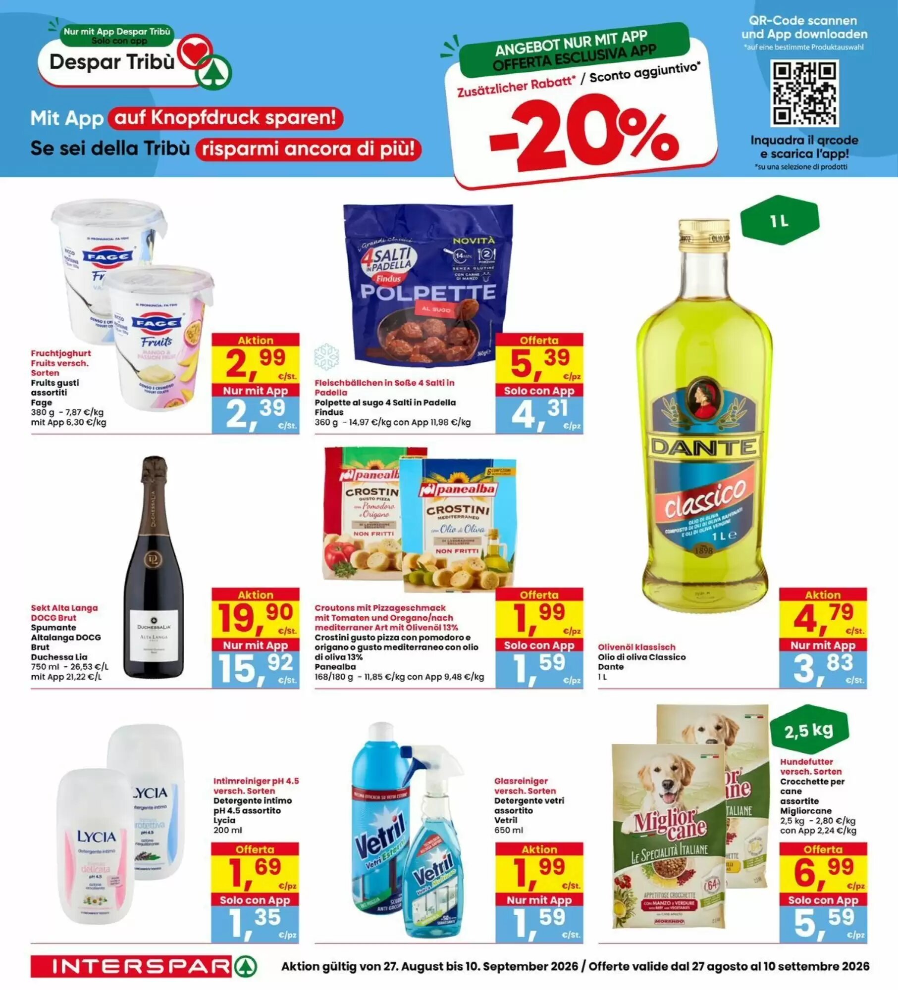 Volantino promozionale Interspar  valide dal 24/08/2026 - Pagina 22.