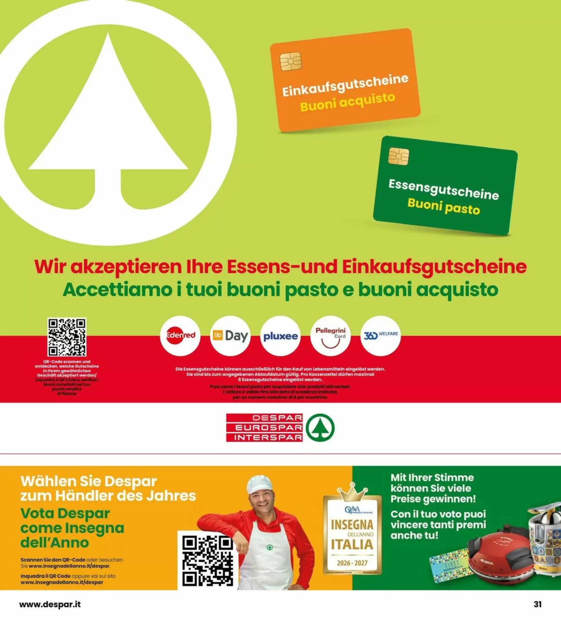 Volantino promozionale Interspar  valide dal 24/08/2026 - Pagina 31.