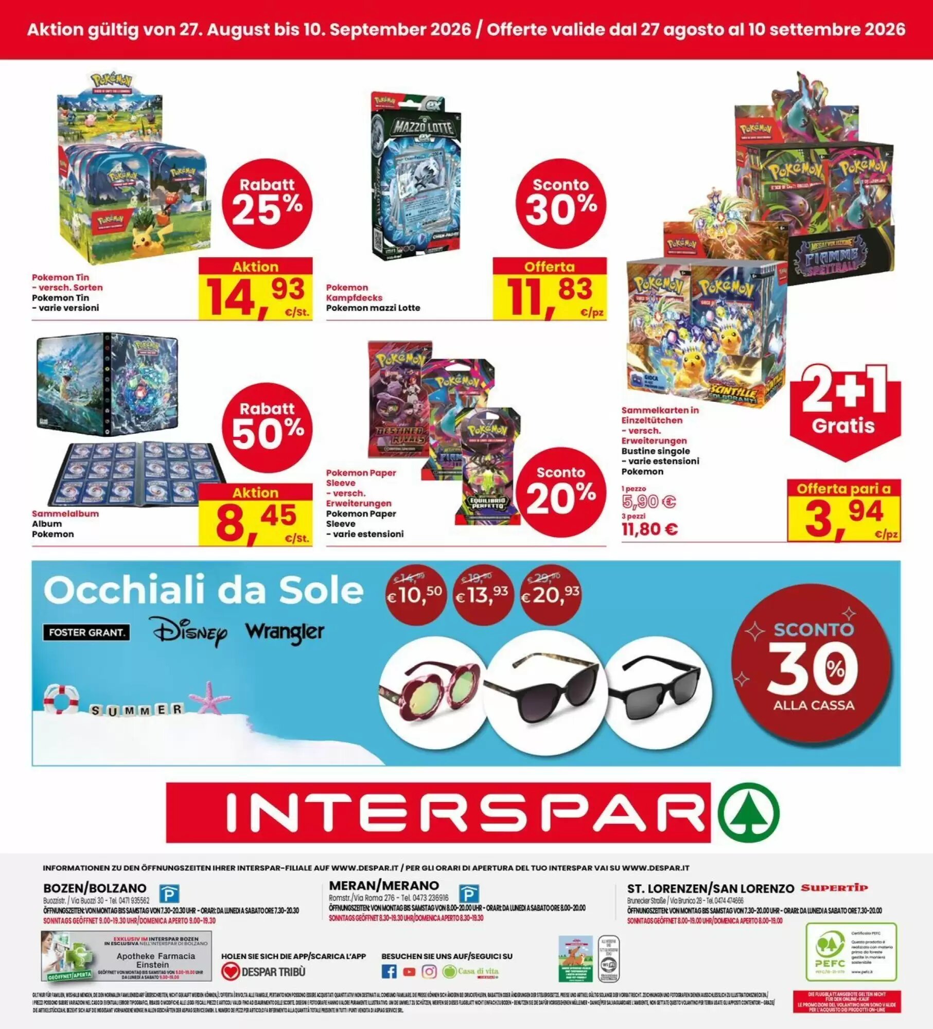 Volantino promozionale Interspar  valide dal 24/08/2026 - Pagina 32.