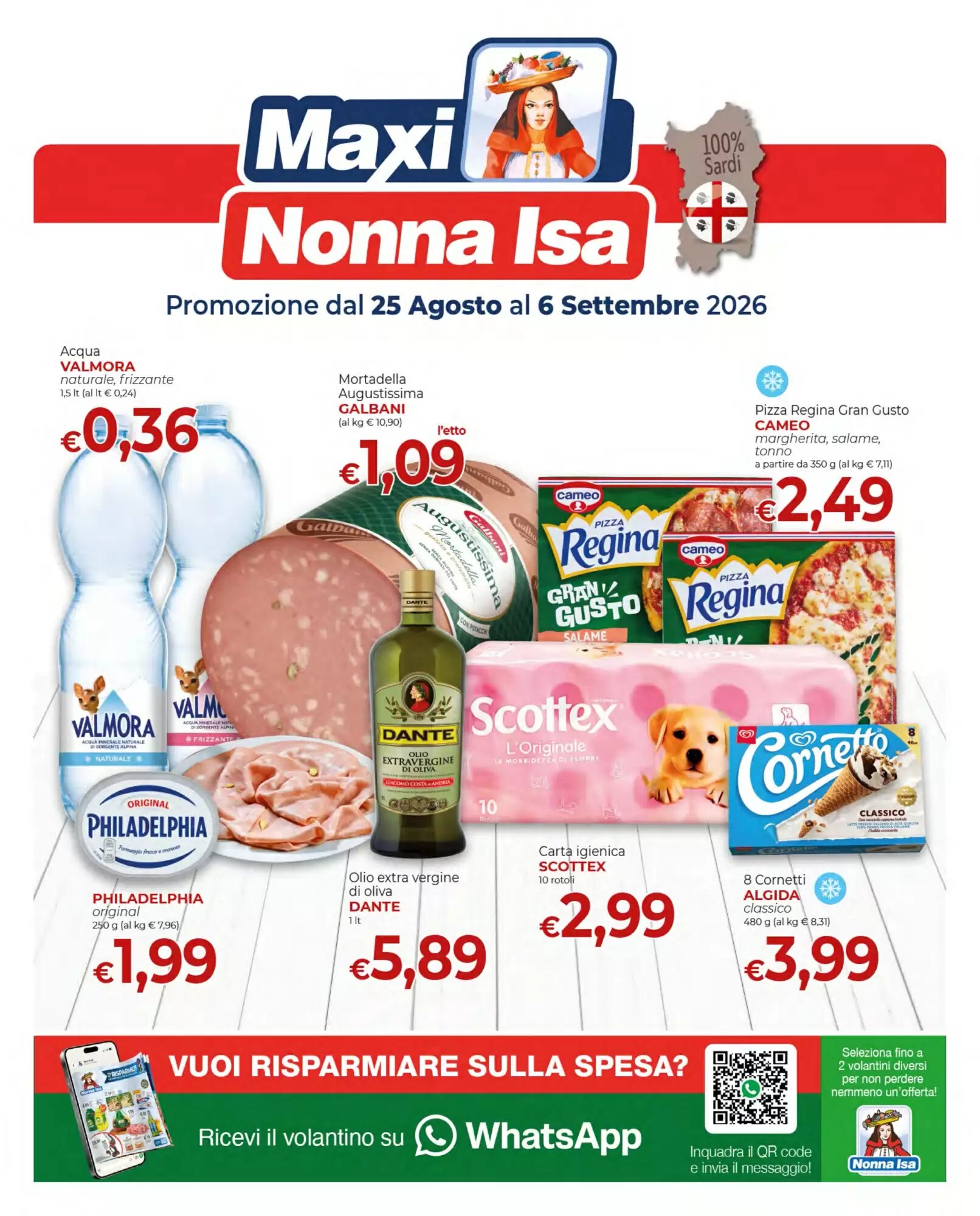 Volantino promozionale Maxi Nonna Isa  valide dal 25/08/2026 - Pagina 1.