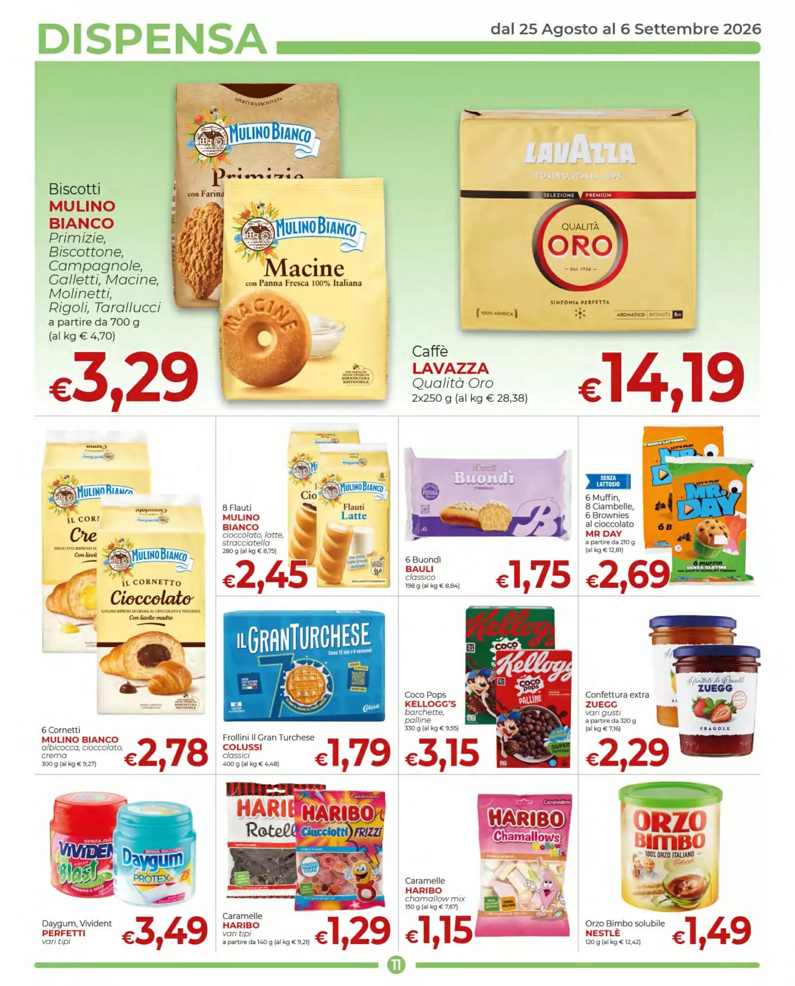 Volantino promozionale Maxi Nonna Isa  valide dal 25/08/2026 - Pagina 11.