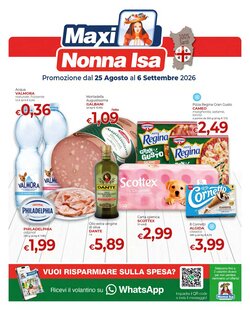 Volantino promozionale Maxi Nonna Isa  valide dal 25/08/2026