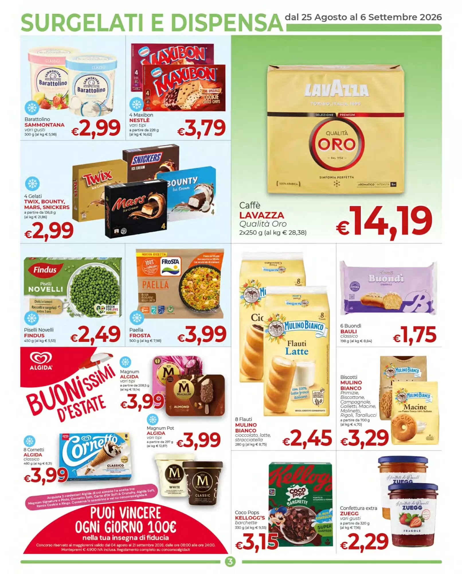 Volantino promozionale Supermercati Nonna Isa  valide dal 25/08/2026 - Pagina 3.