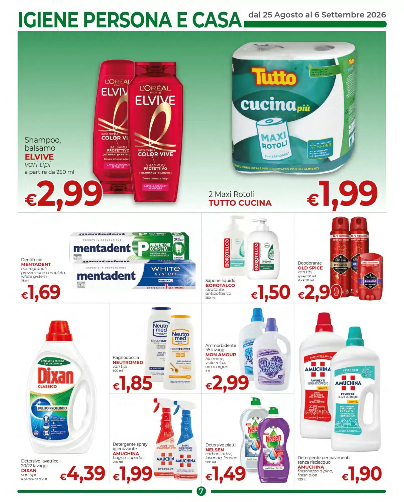 Volantino promozionale Supermercati Nonna Isa  valide dal 25/08/2026 - Pagina 7.
