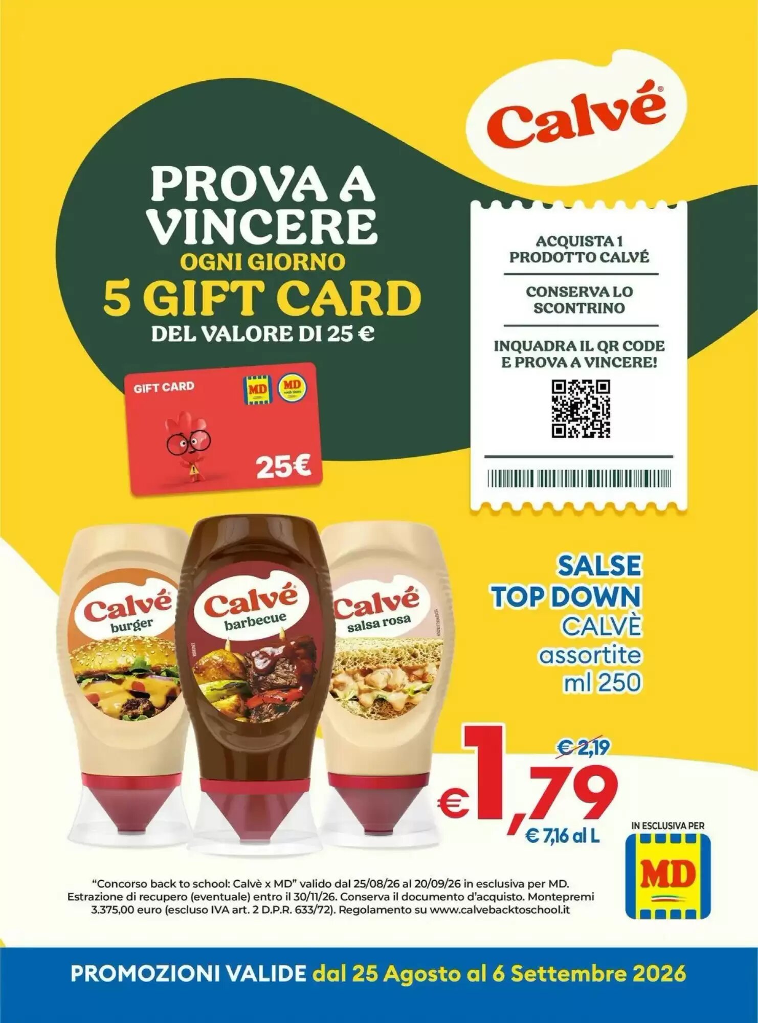 Volantino promozionale MD Discount  valide dal 25/08/2026 - Pagina 21.