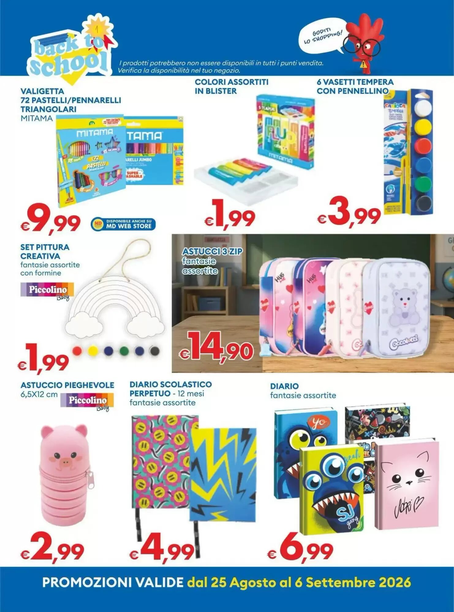 Volantino promozionale MD Discount  valide dal 25/08/2026 - Pagina 26.