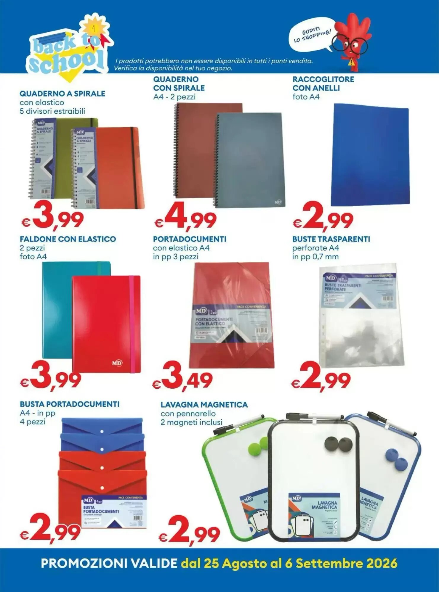 Volantino promozionale MD Discount  valide dal 25/08/2026 - Pagina 28.