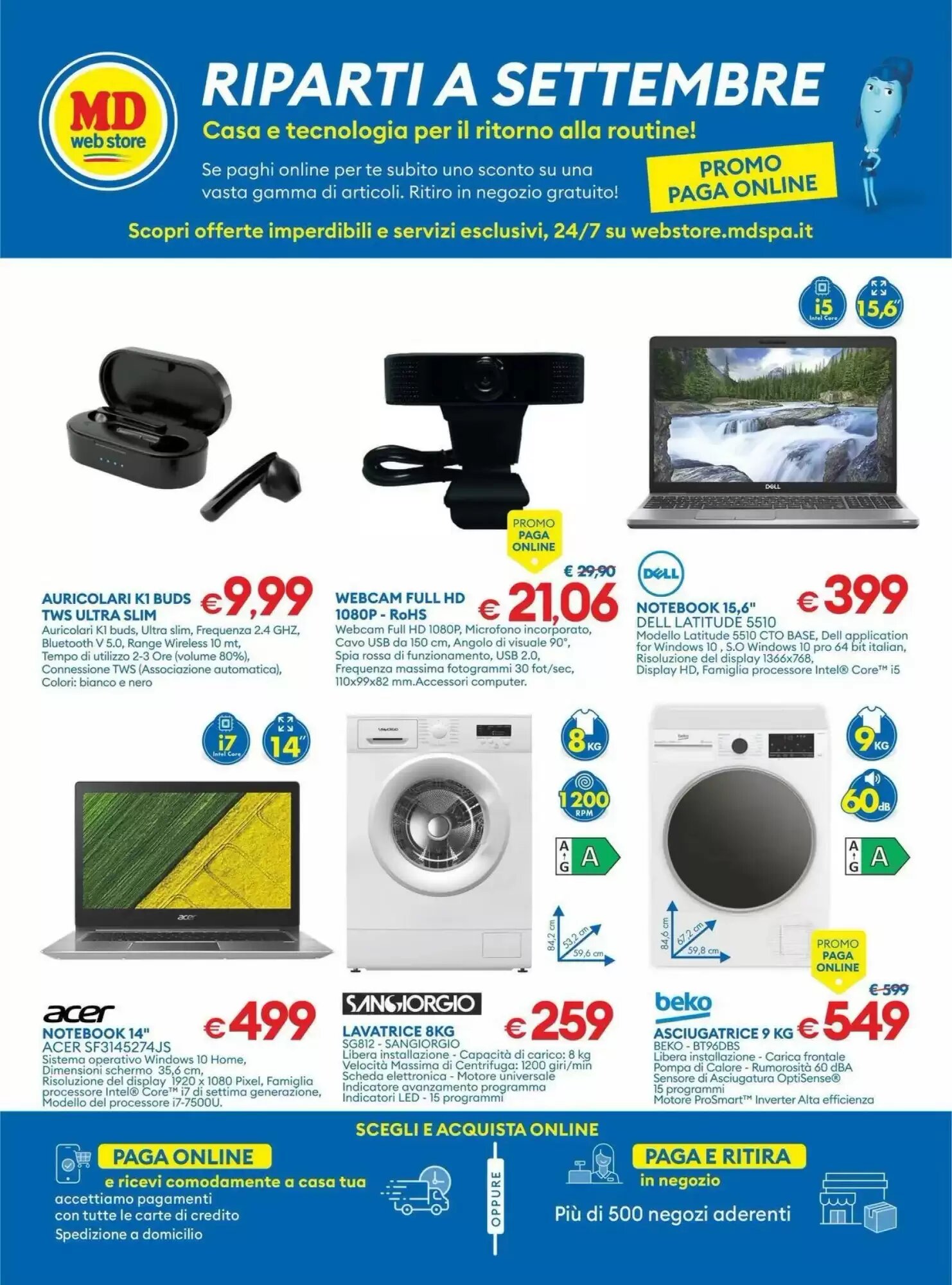 Volantino promozionale MD Discount  valide dal 25/08/2026 - Pagina 31.
