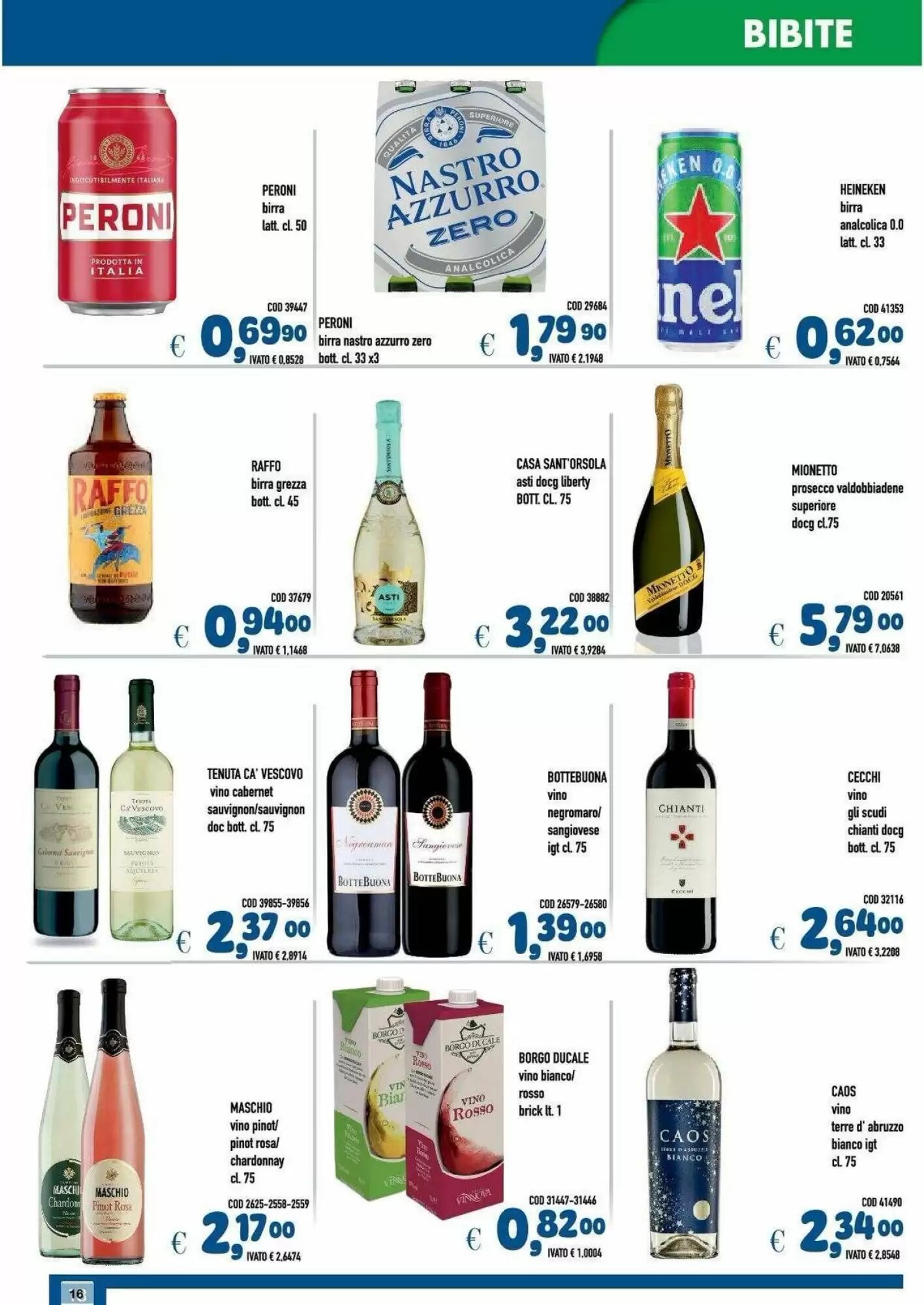 Volantino promozionale Del Prete Distribuzioni  valide dal 25/08/2026 - Pagina 16.