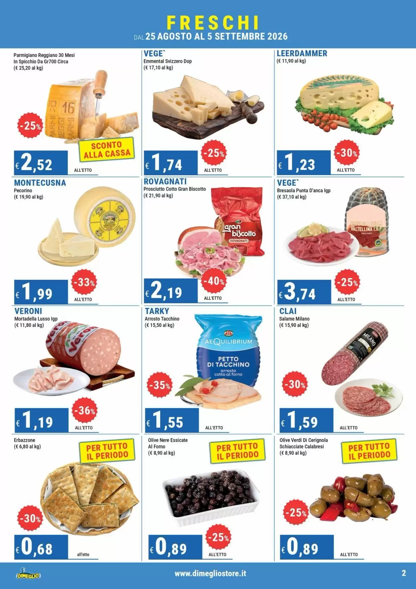 Volantino promozionale DiMeglio  valide dal 25/08/2026 - Pagina 2.