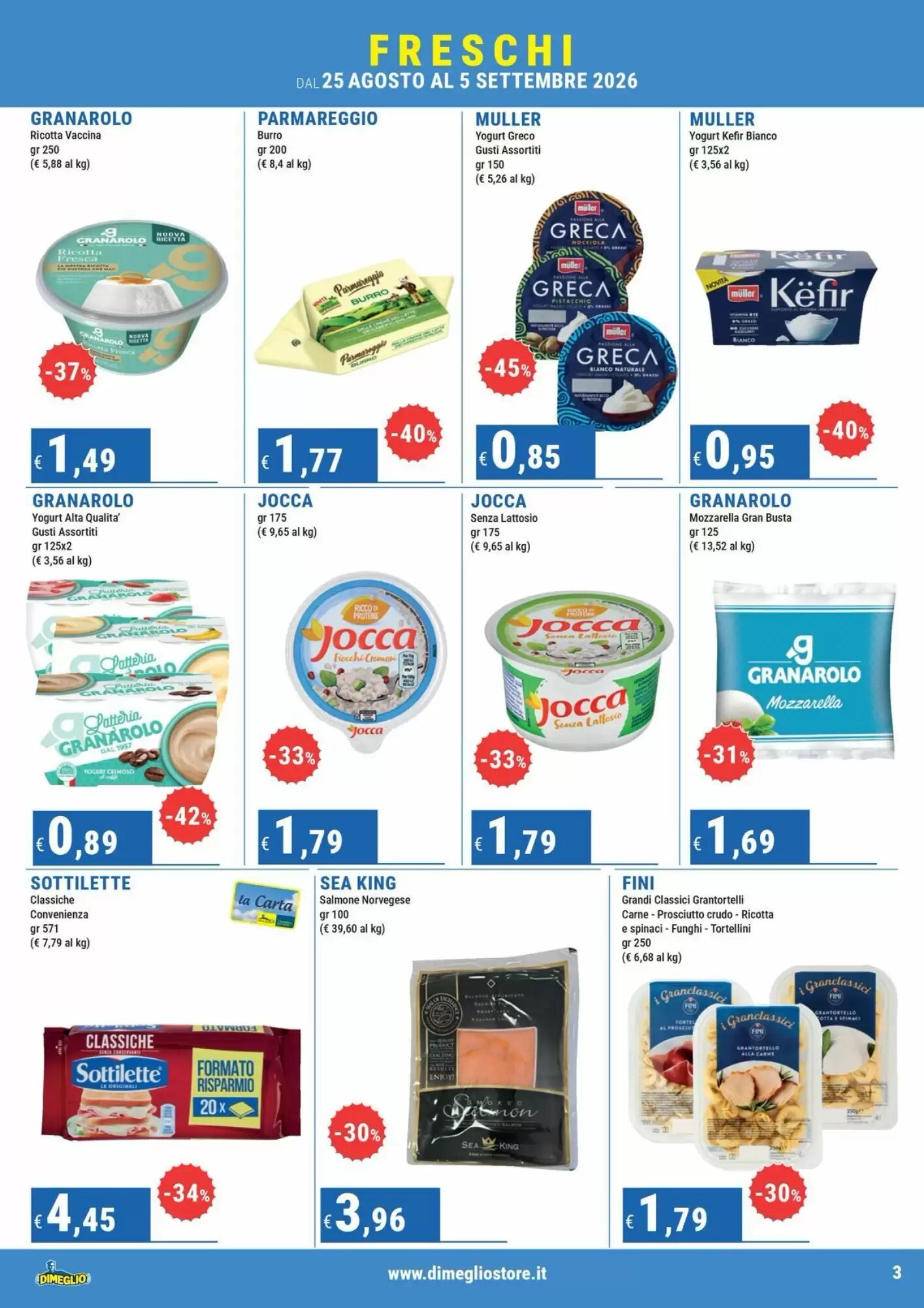 Volantino promozionale DiMeglio  valide dal 25/08/2026 - Pagina 3.