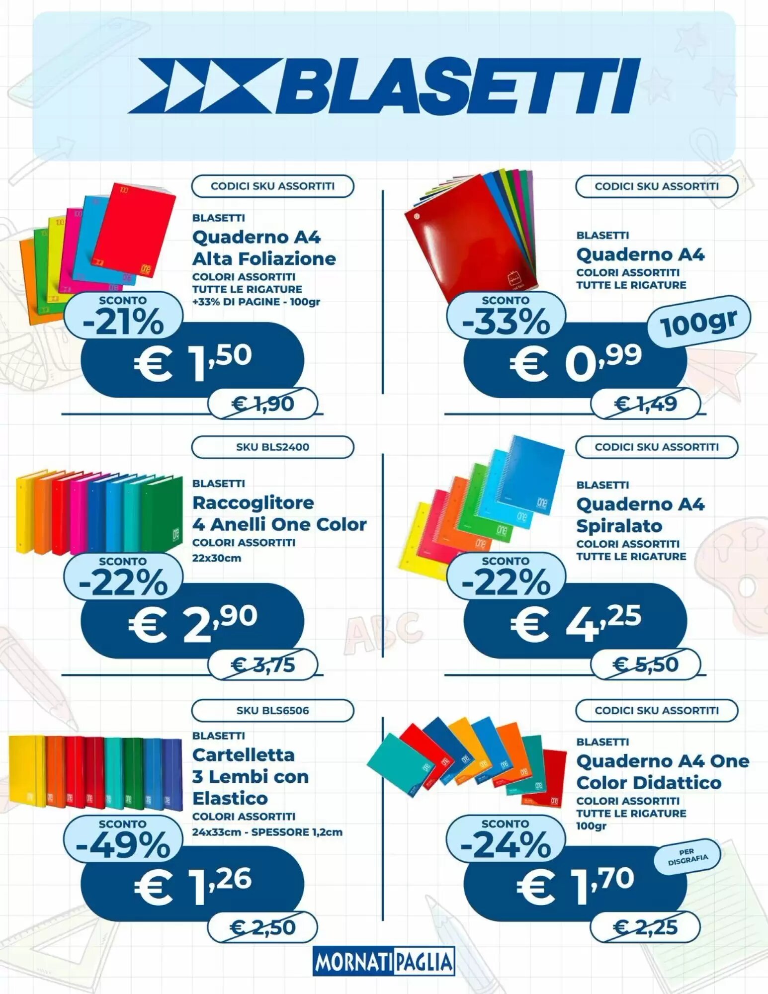 Volantino promozionale Mornati Paglia  valide dal 25/08/2026 - Pagina 11.