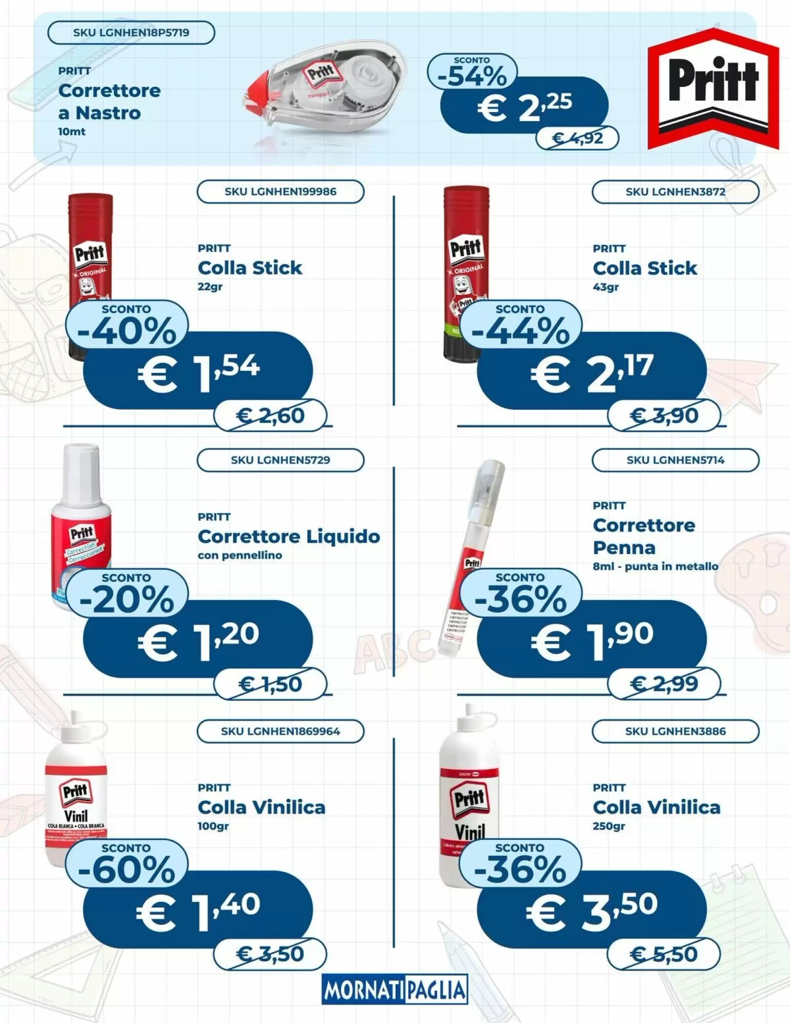 Volantino promozionale Mornati Paglia  valide dal 25/08/2026 - Pagina 6.