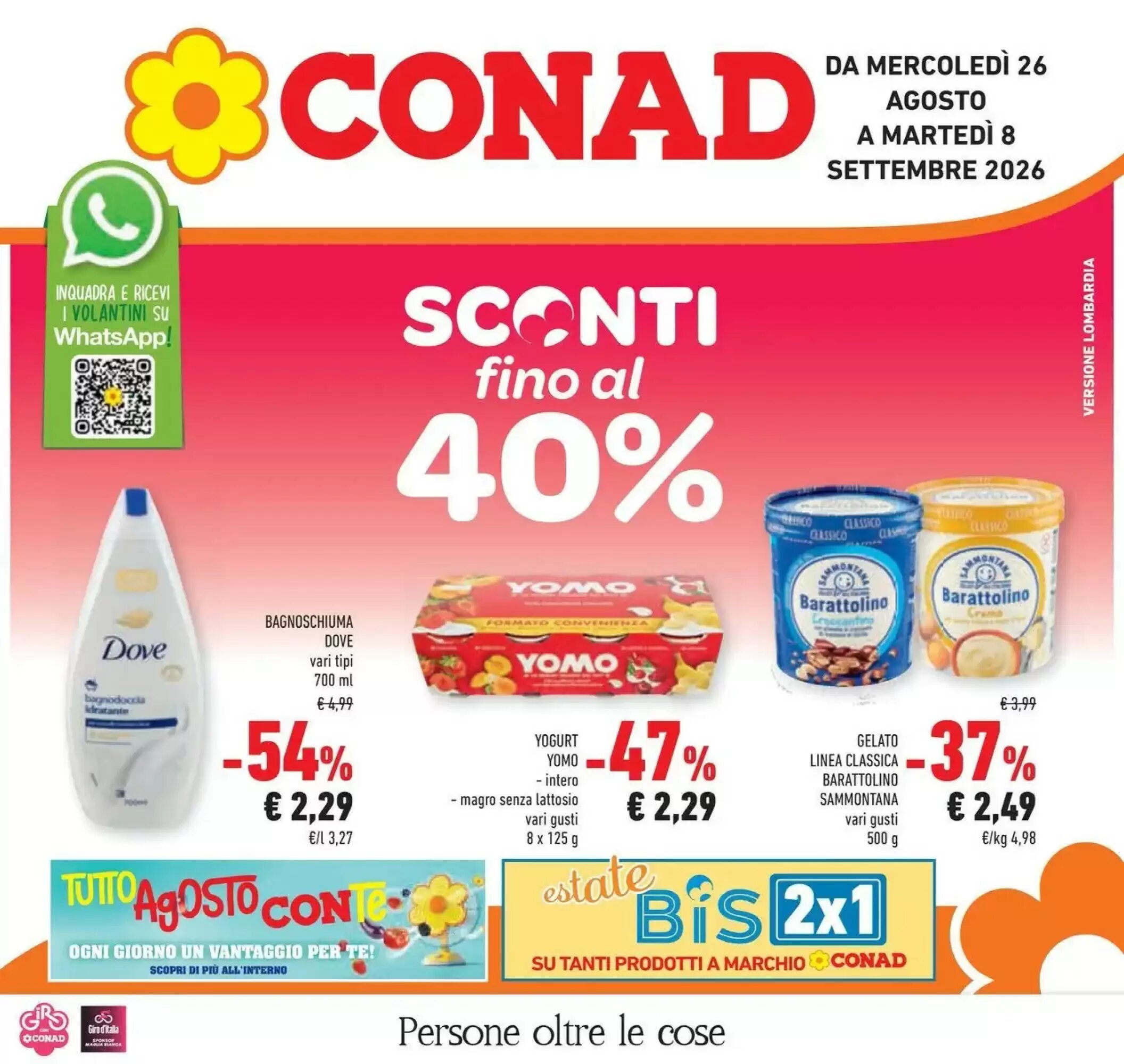 Volantino promozionale Conad  valide dal 25/08/2026 - Pagina 1.