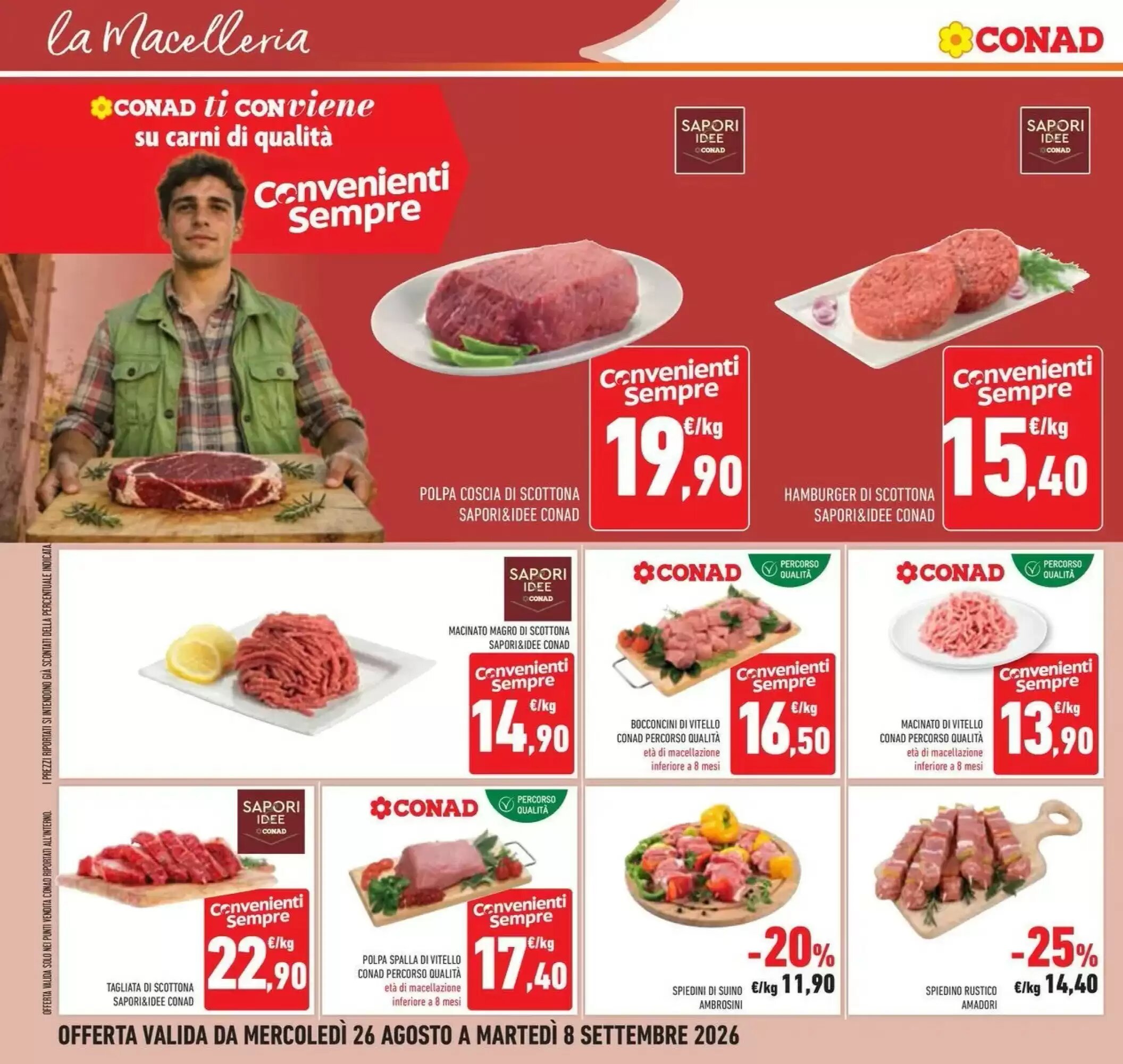 Volantino promozionale Conad  valide dal 25/08/2026 - Pagina 12.