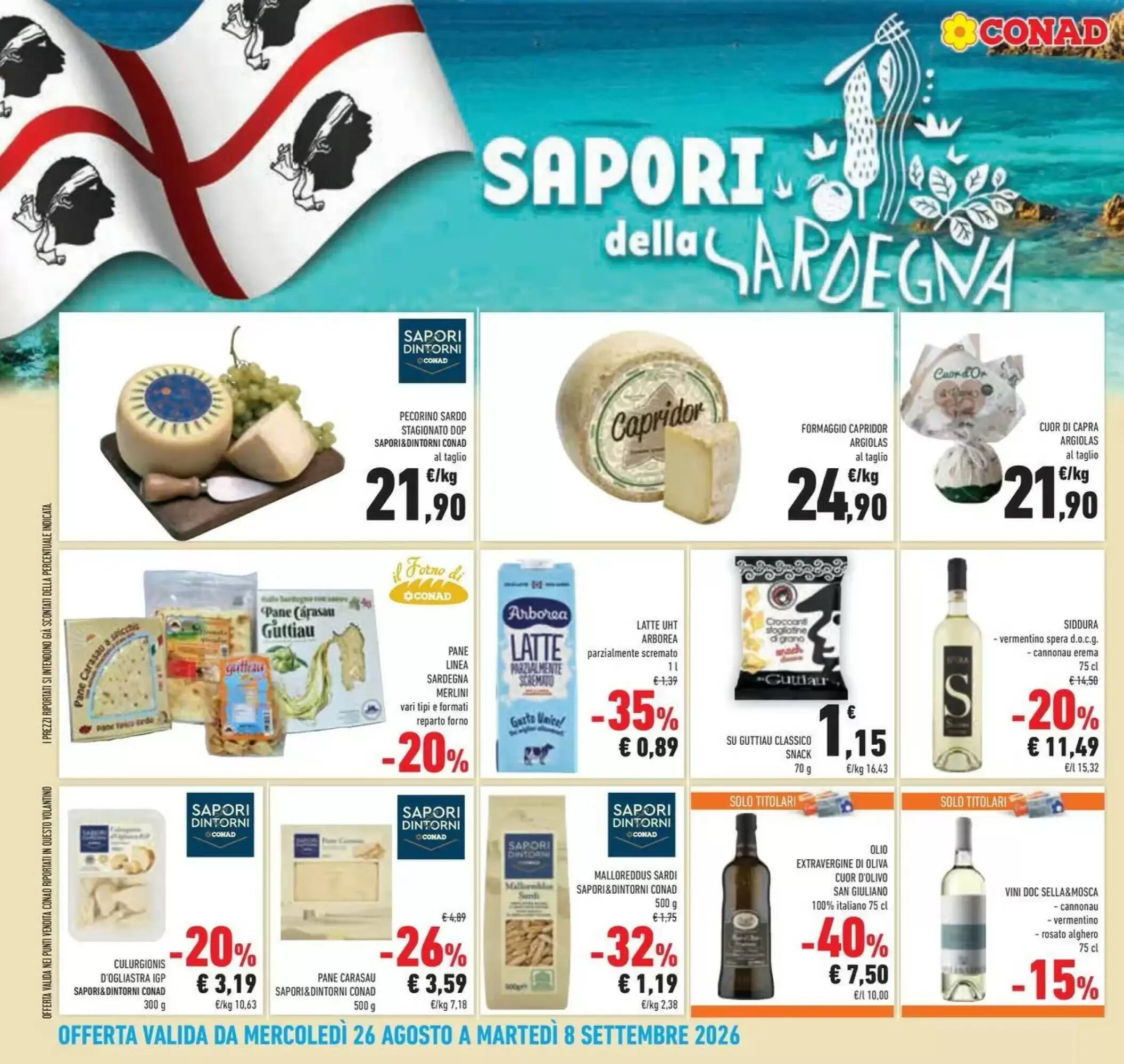 Volantino promozionale Conad  valide dal 25/08/2026 - Pagina 16.