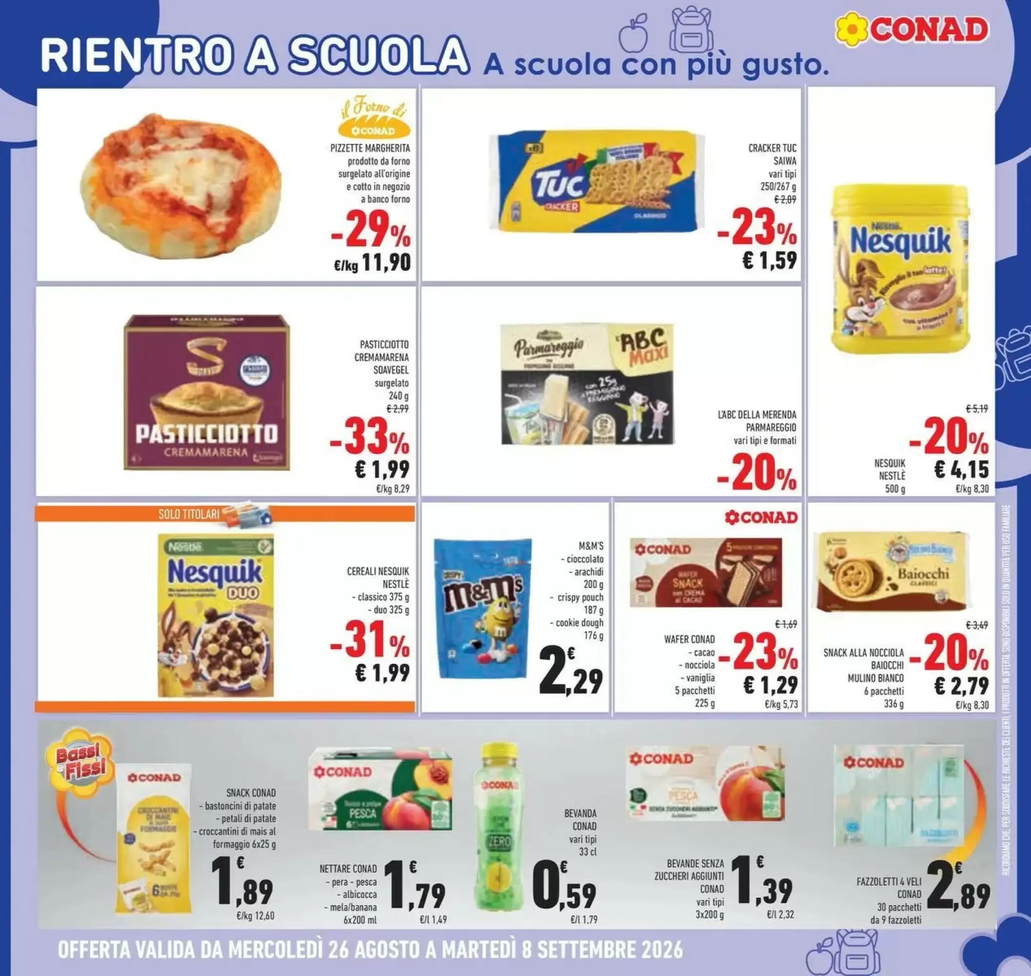 Volantino promozionale Conad  valide dal 25/08/2026 - Pagina 17.