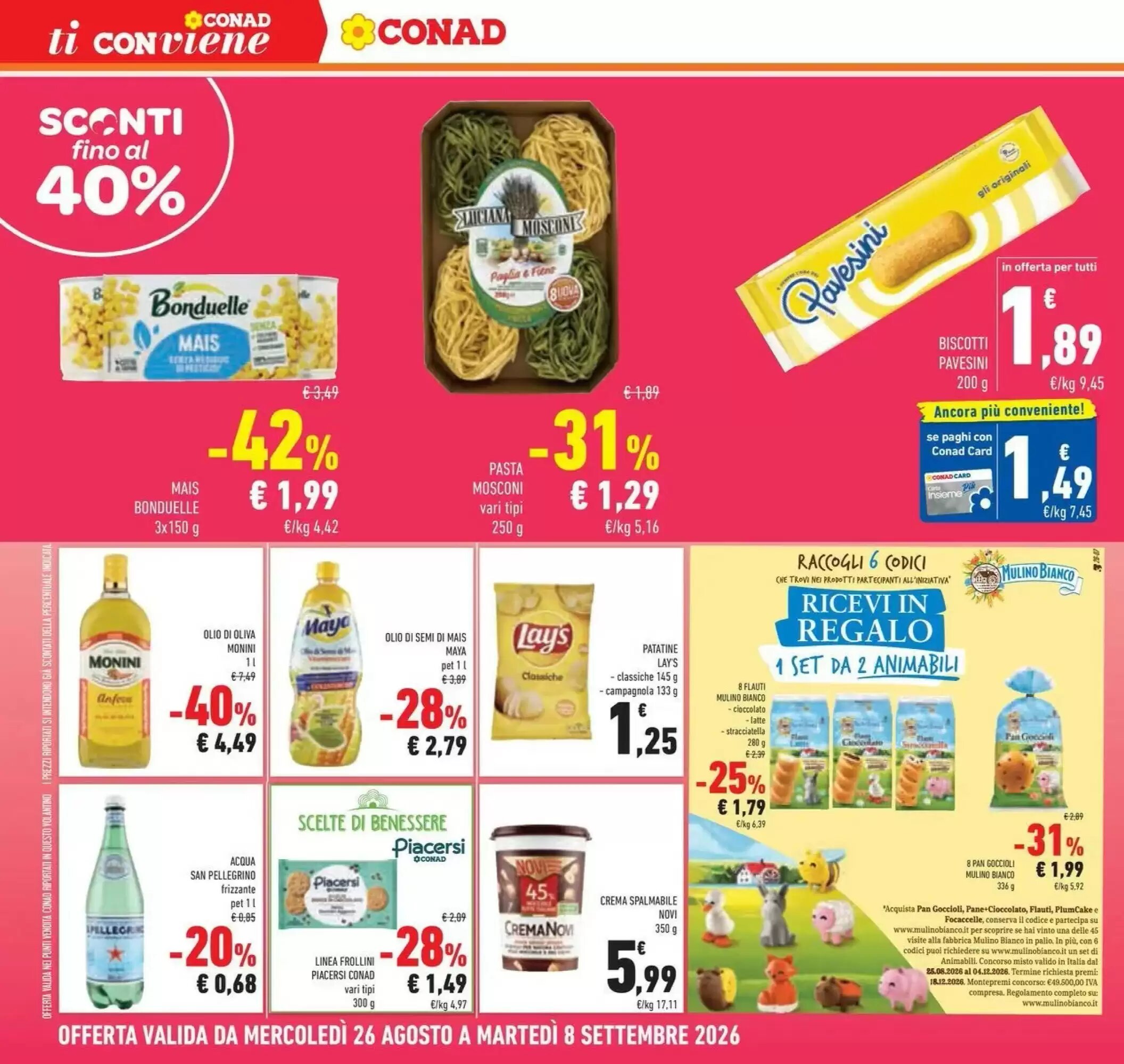 Volantino promozionale Conad  valide dal 25/08/2026 - Pagina 22.