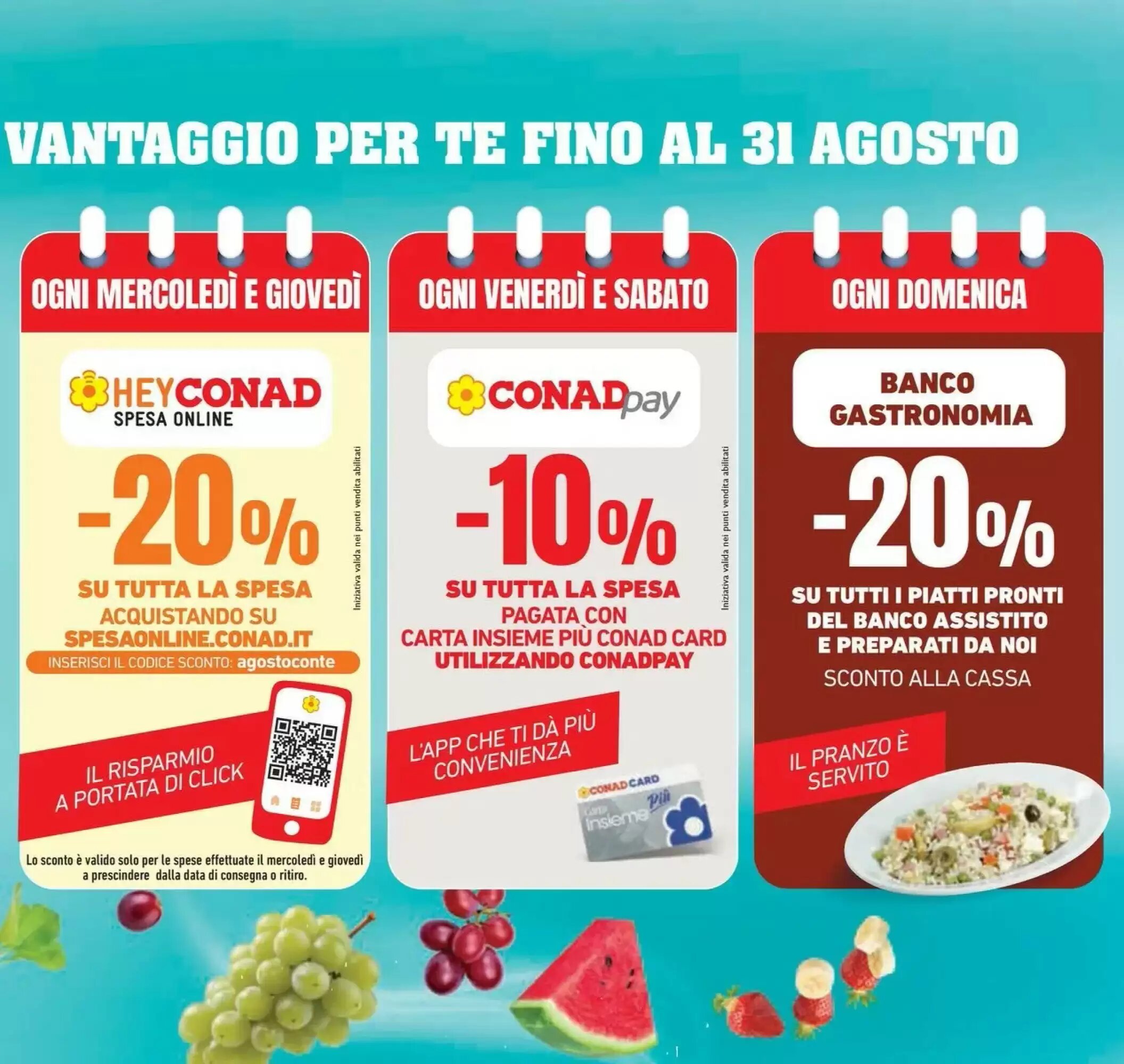 Volantino promozionale Conad  valide dal 25/08/2026 - Pagina 3.
