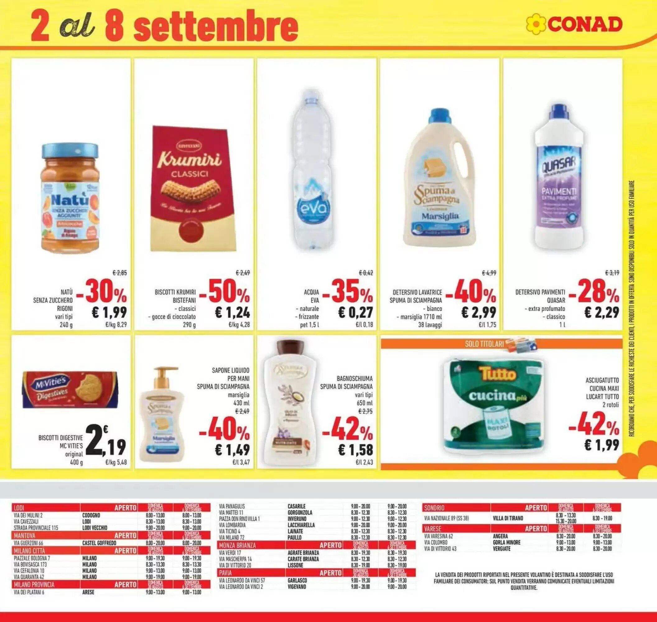 Volantino promozionale Conad  valide dal 25/08/2026 - Pagina 39.