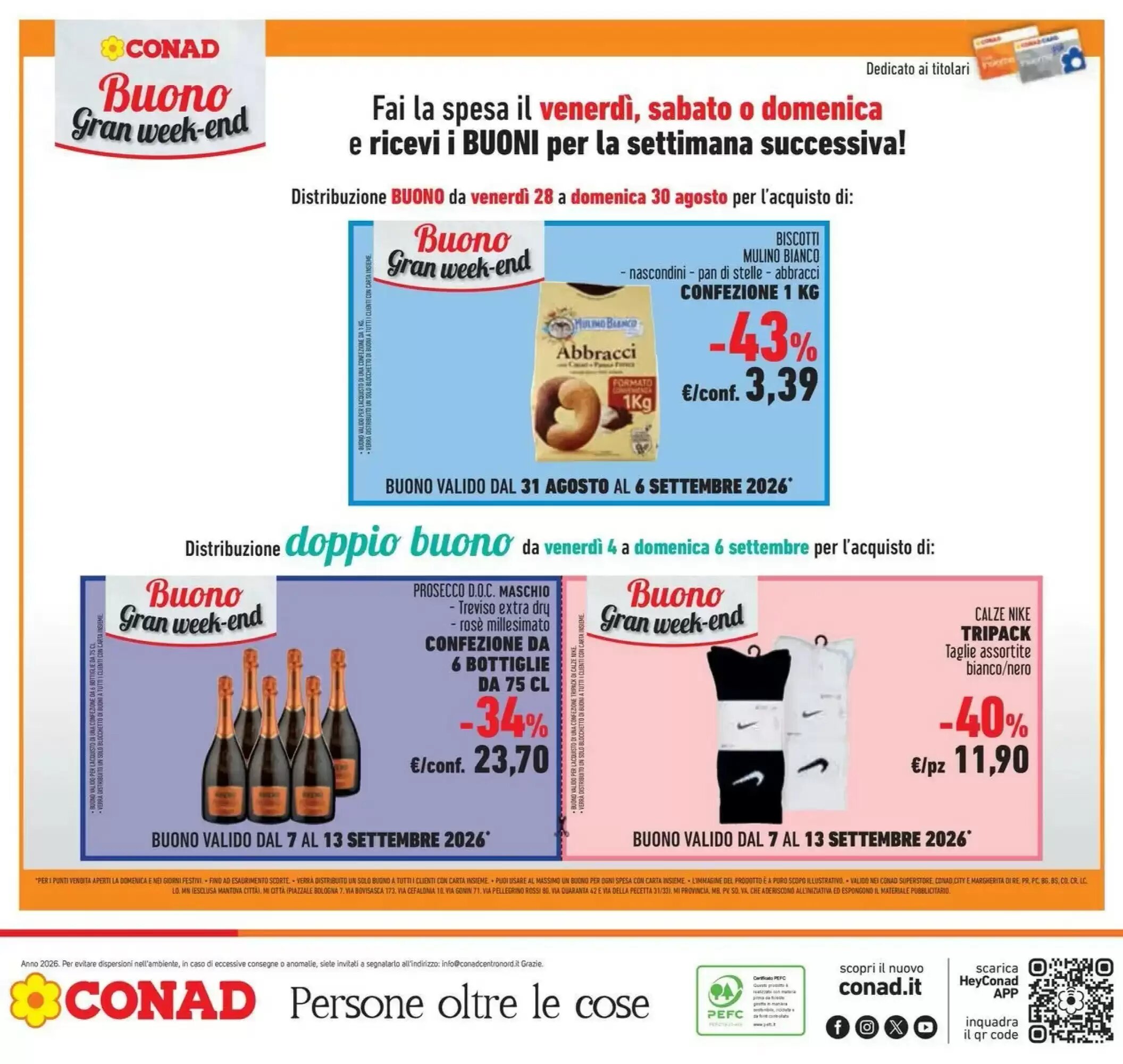 Volantino promozionale Conad  valide dal 25/08/2026 - Pagina 40.