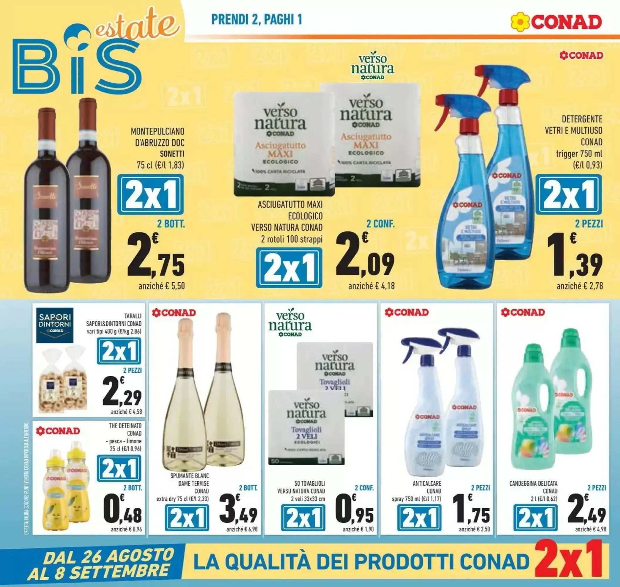 Volantino promozionale Conad  valide dal 25/08/2026 - Pagina 6.