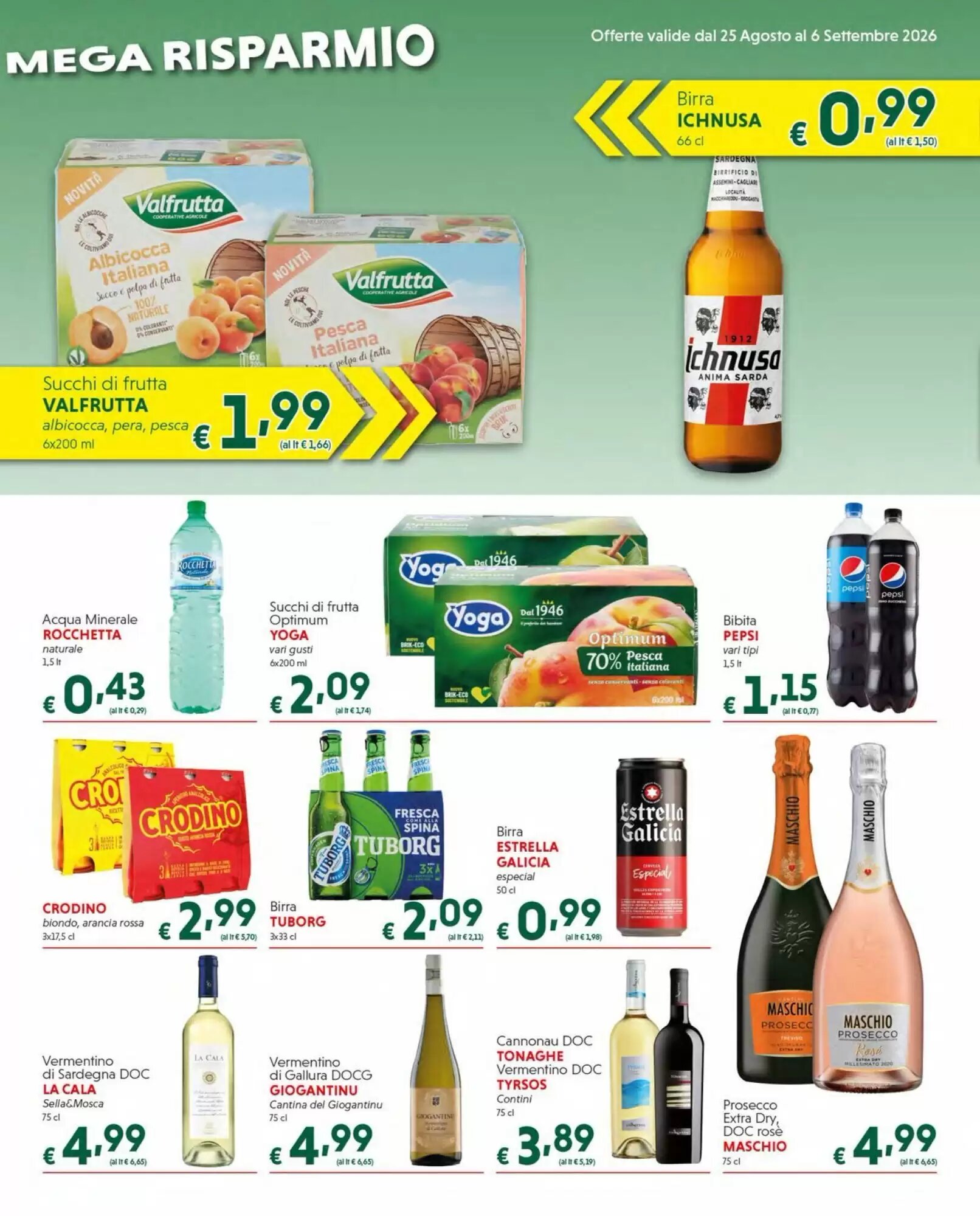 Volantino promozionale DiMeglio  valide dal 25/08/2026 - Pagina 5.