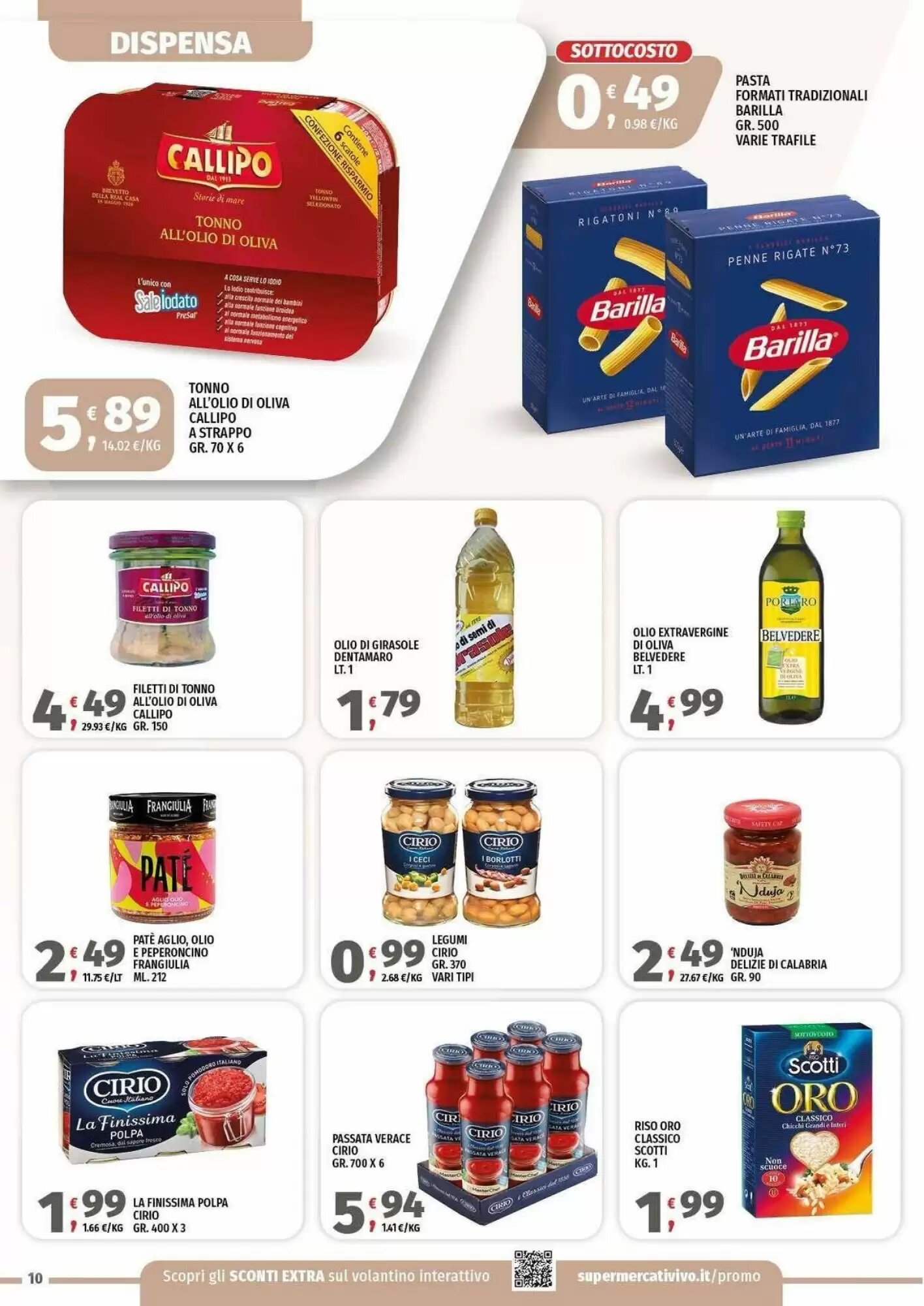 Volantino promozionale Vivo Supermercati  valide dal 25/08/2026 - Pagina 10.