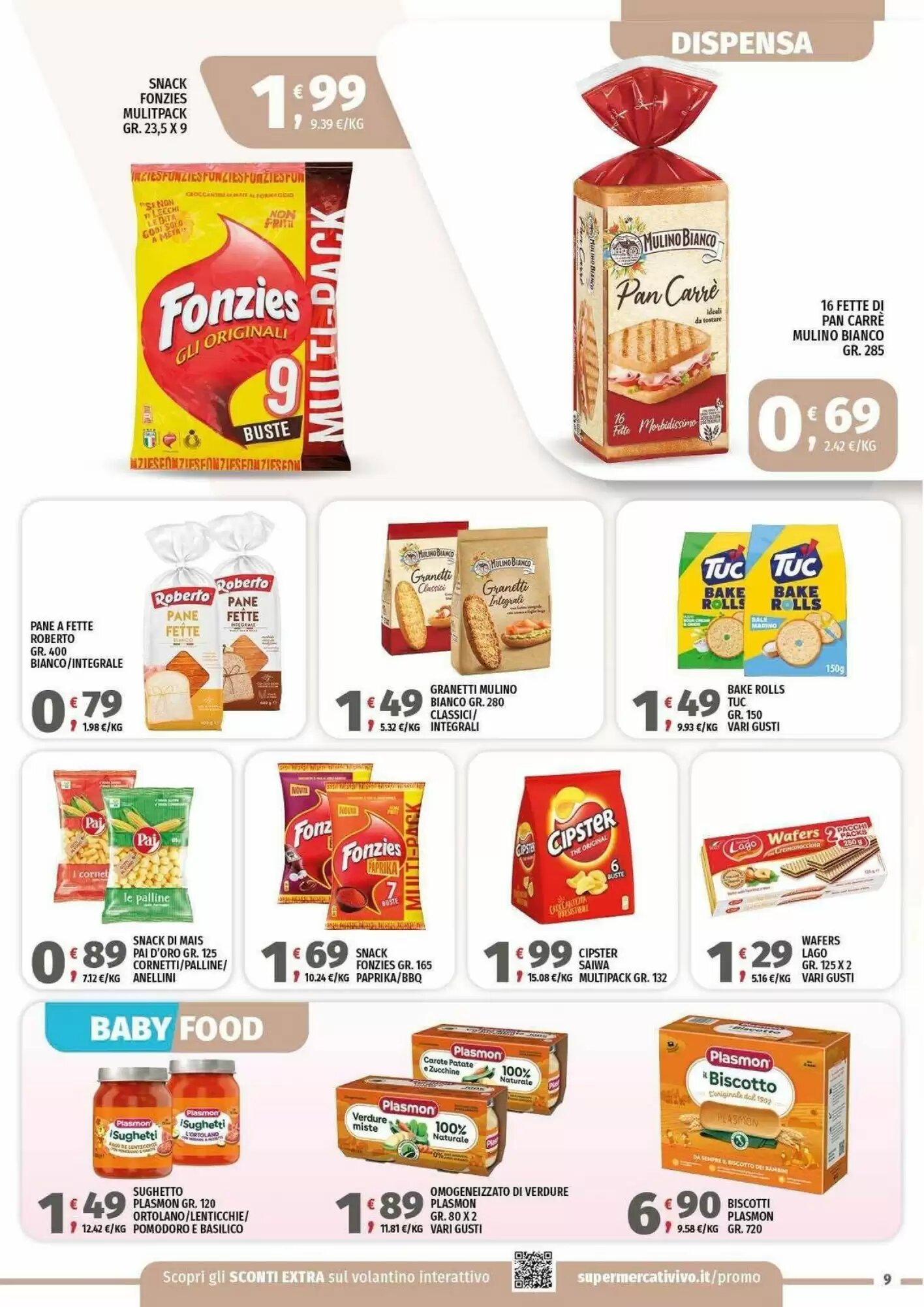 Volantino promozionale Vivo Supermercati  valide dal 25/08/2026 - Pagina 9.