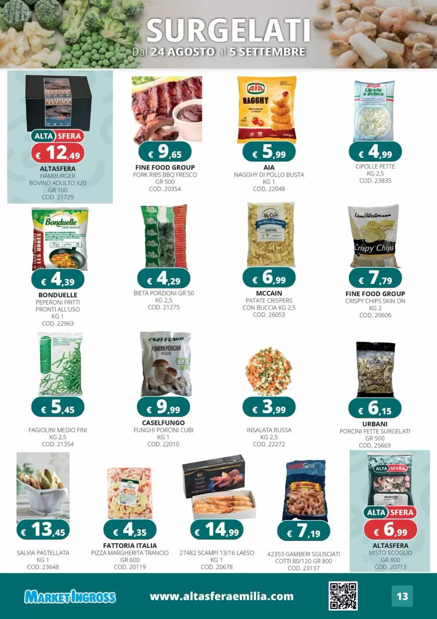 Volantino promozionale Altasfera  valide dal 25/08/2026 - Pagina 13.