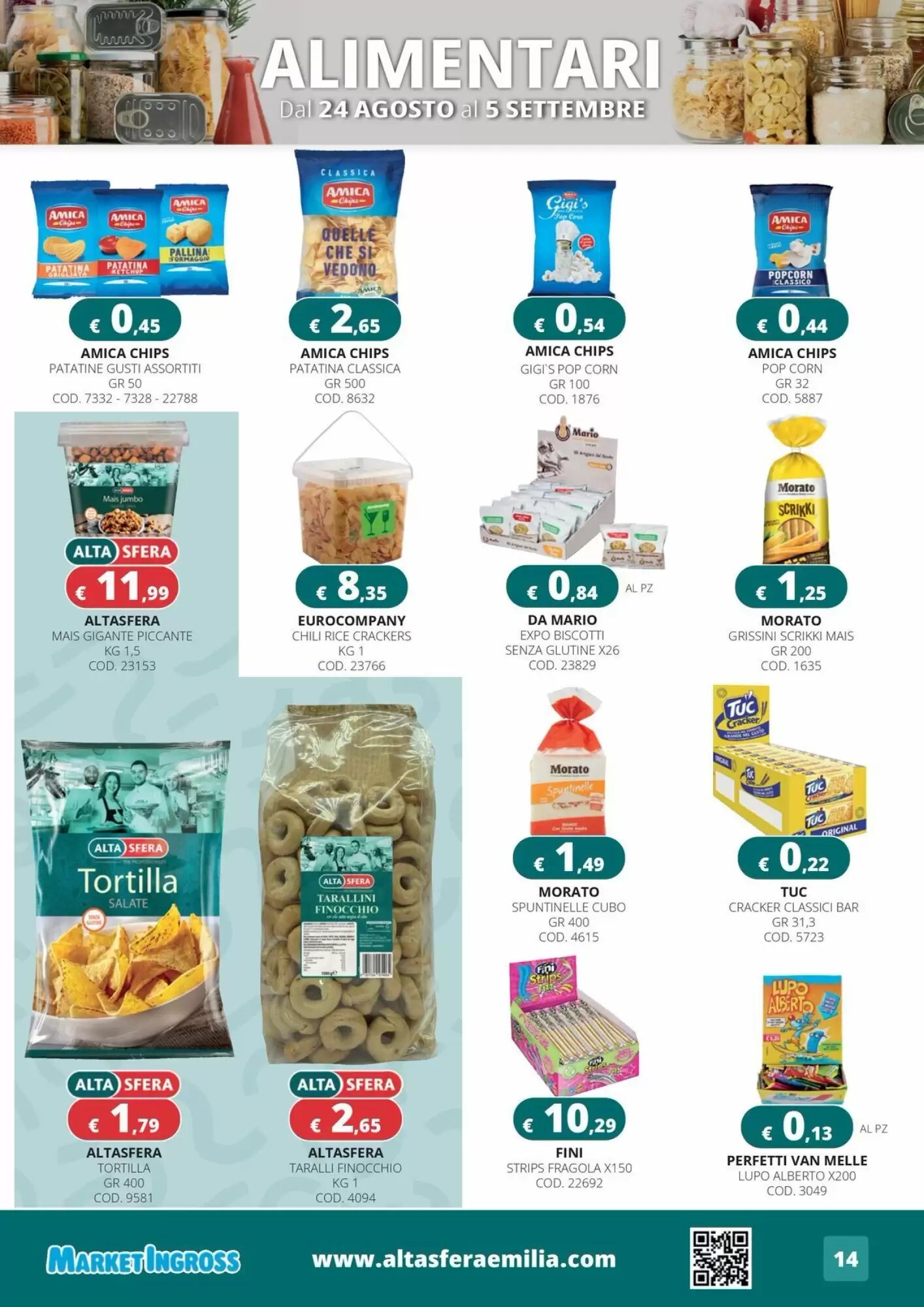 Volantino promozionale Altasfera  valide dal 25/08/2026 - Pagina 14.