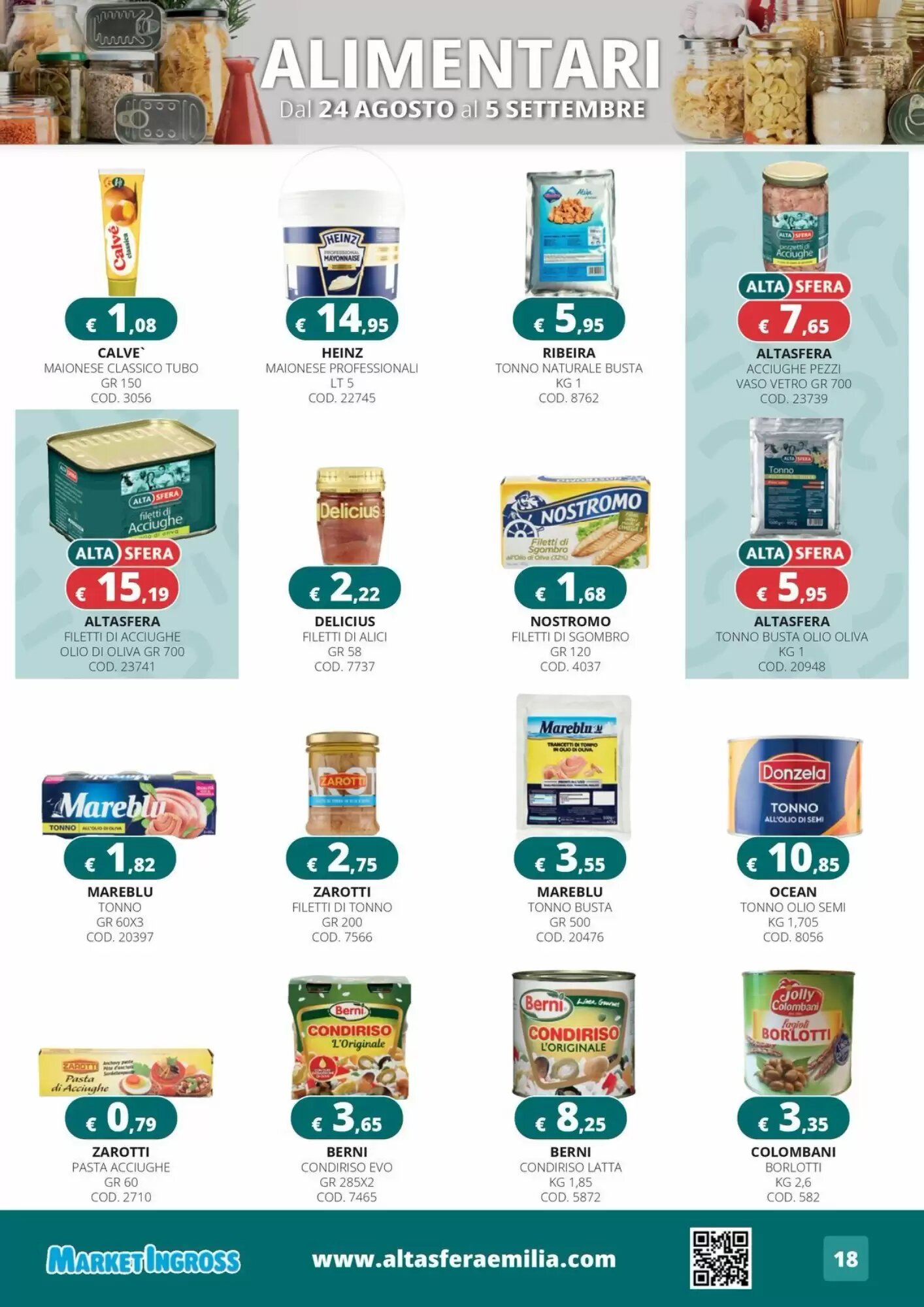 Volantino promozionale Altasfera  valide dal 25/08/2026 - Pagina 18.