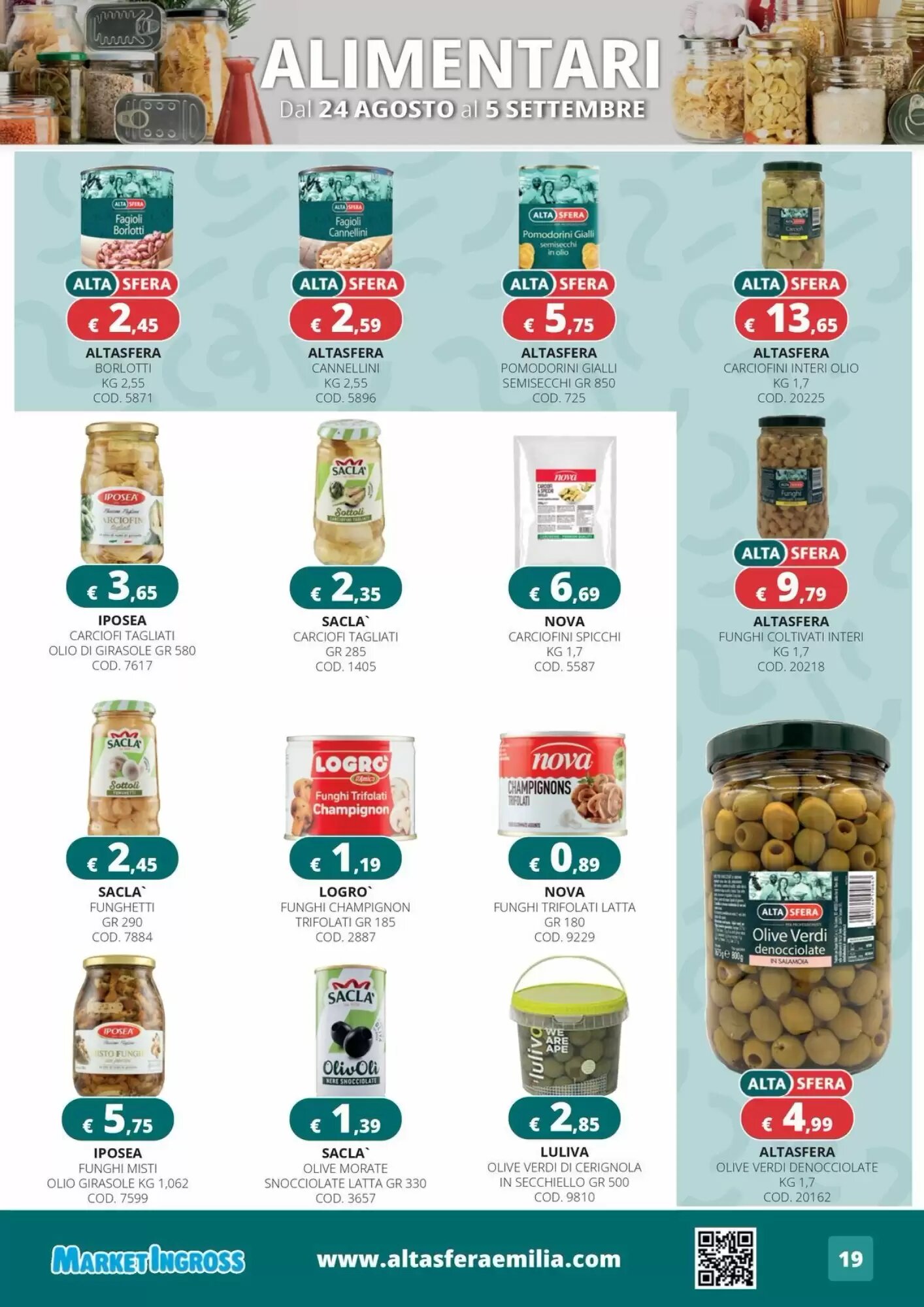 Volantino promozionale Altasfera  valide dal 25/08/2026 - Pagina 19.