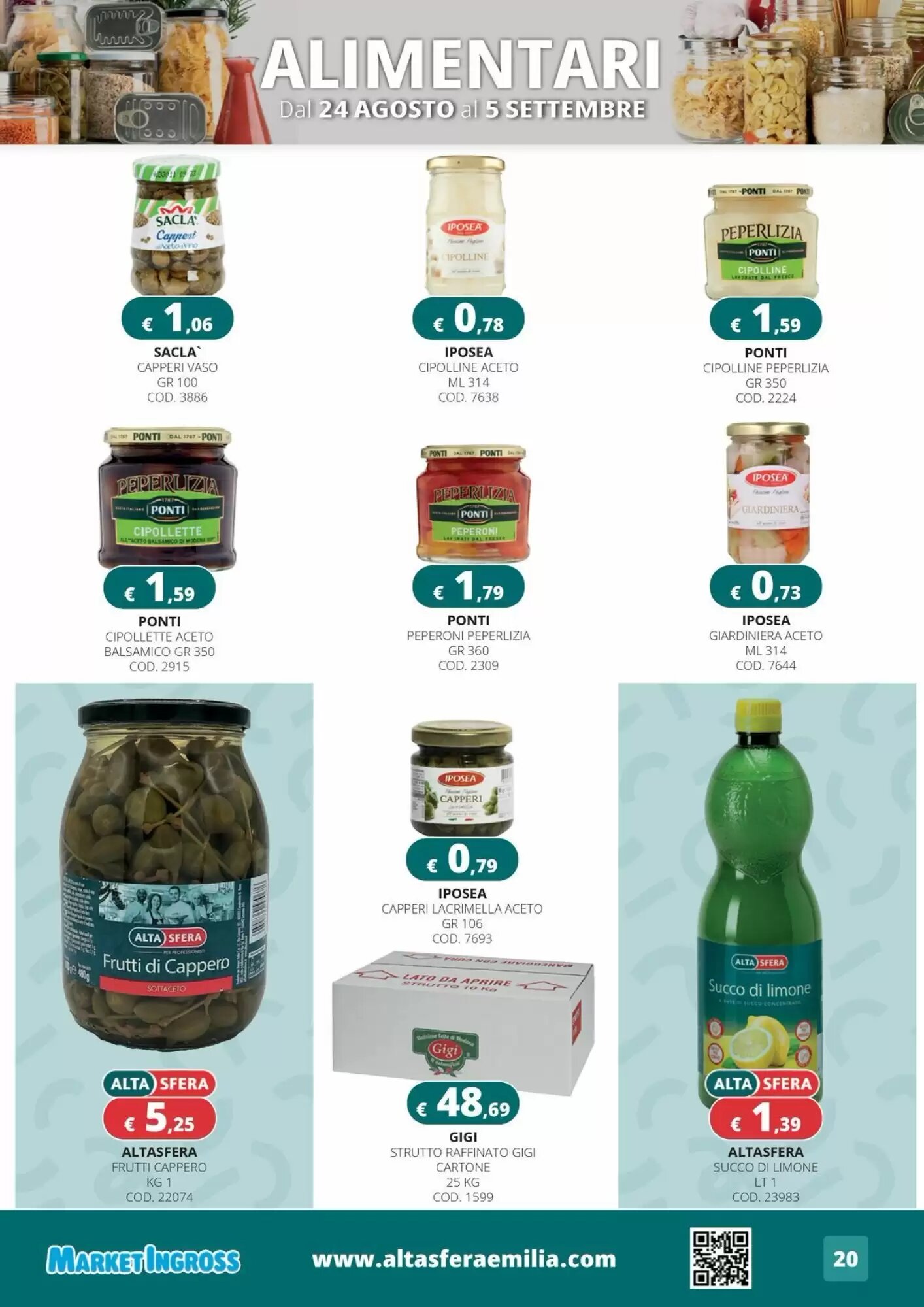 Volantino promozionale Altasfera  valide dal 25/08/2026 - Pagina 20.