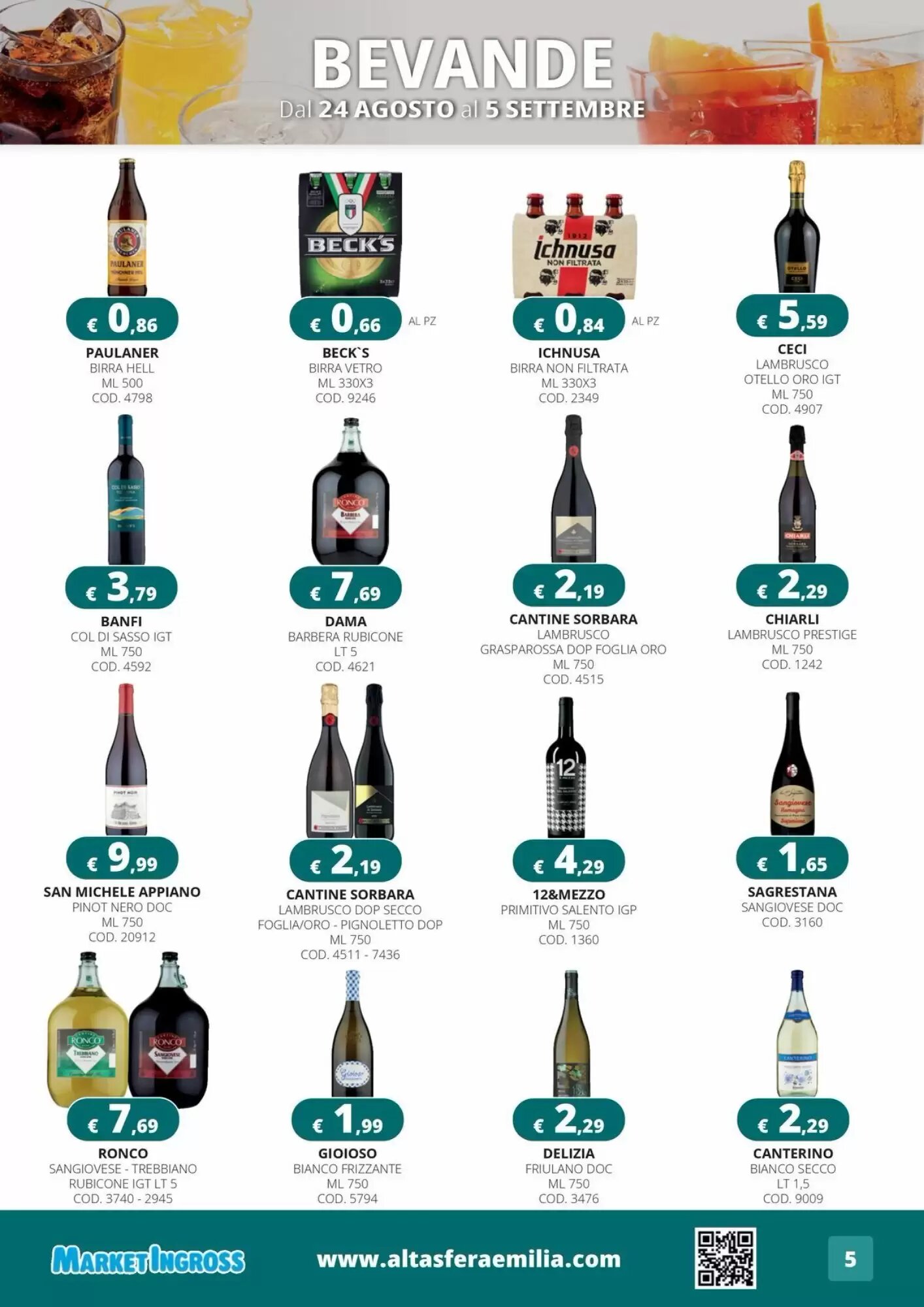 Volantino promozionale Altasfera  valide dal 25/08/2026 - Pagina 5.