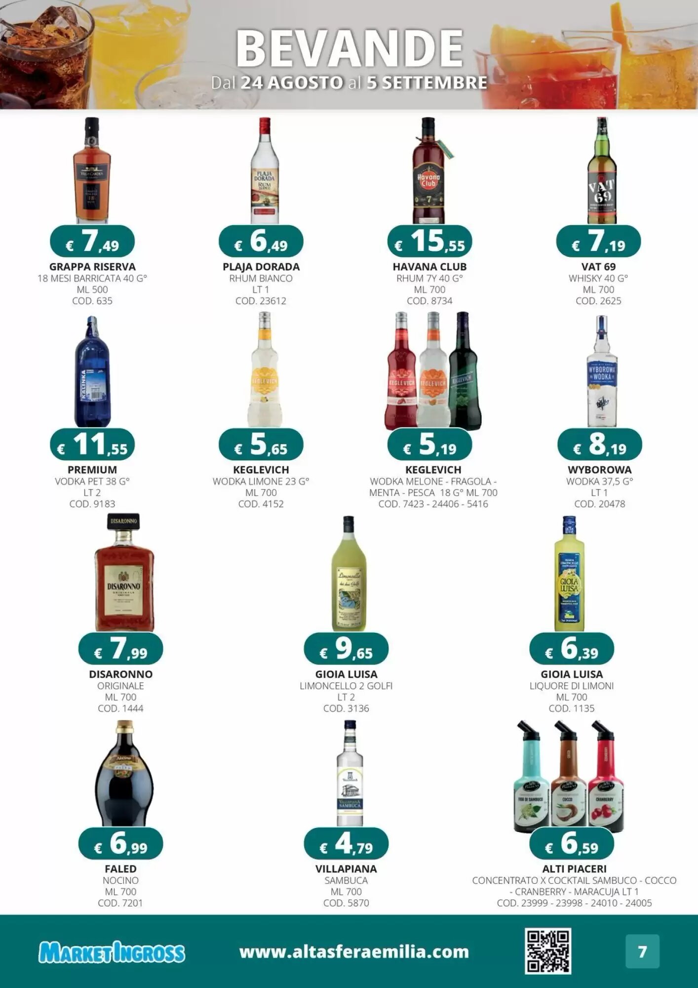 Volantino promozionale Altasfera  valide dal 25/08/2026 - Pagina 7.