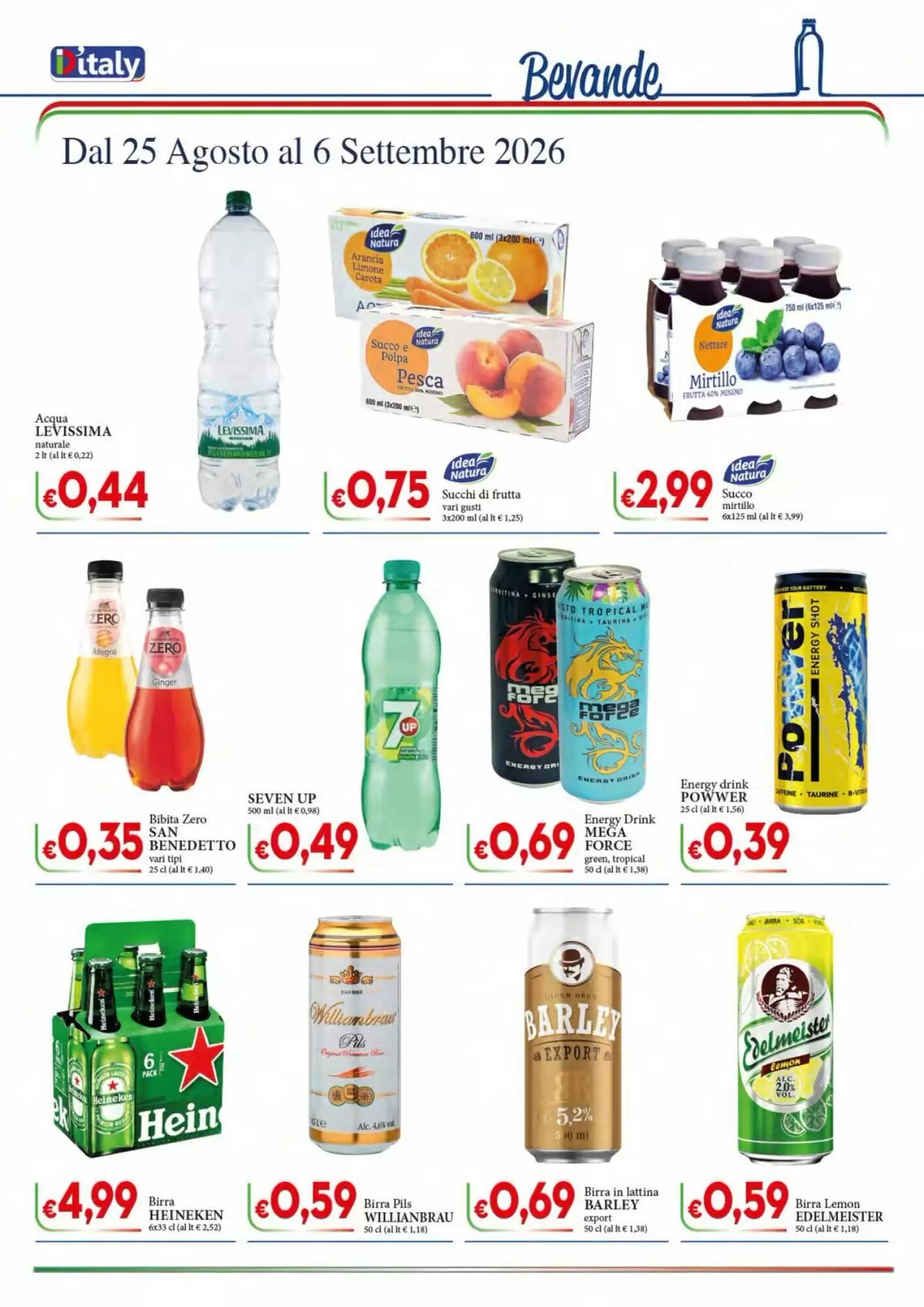 Volantino promozionale D'Italy  valide dal 25/08/2026 - Pagina 10.