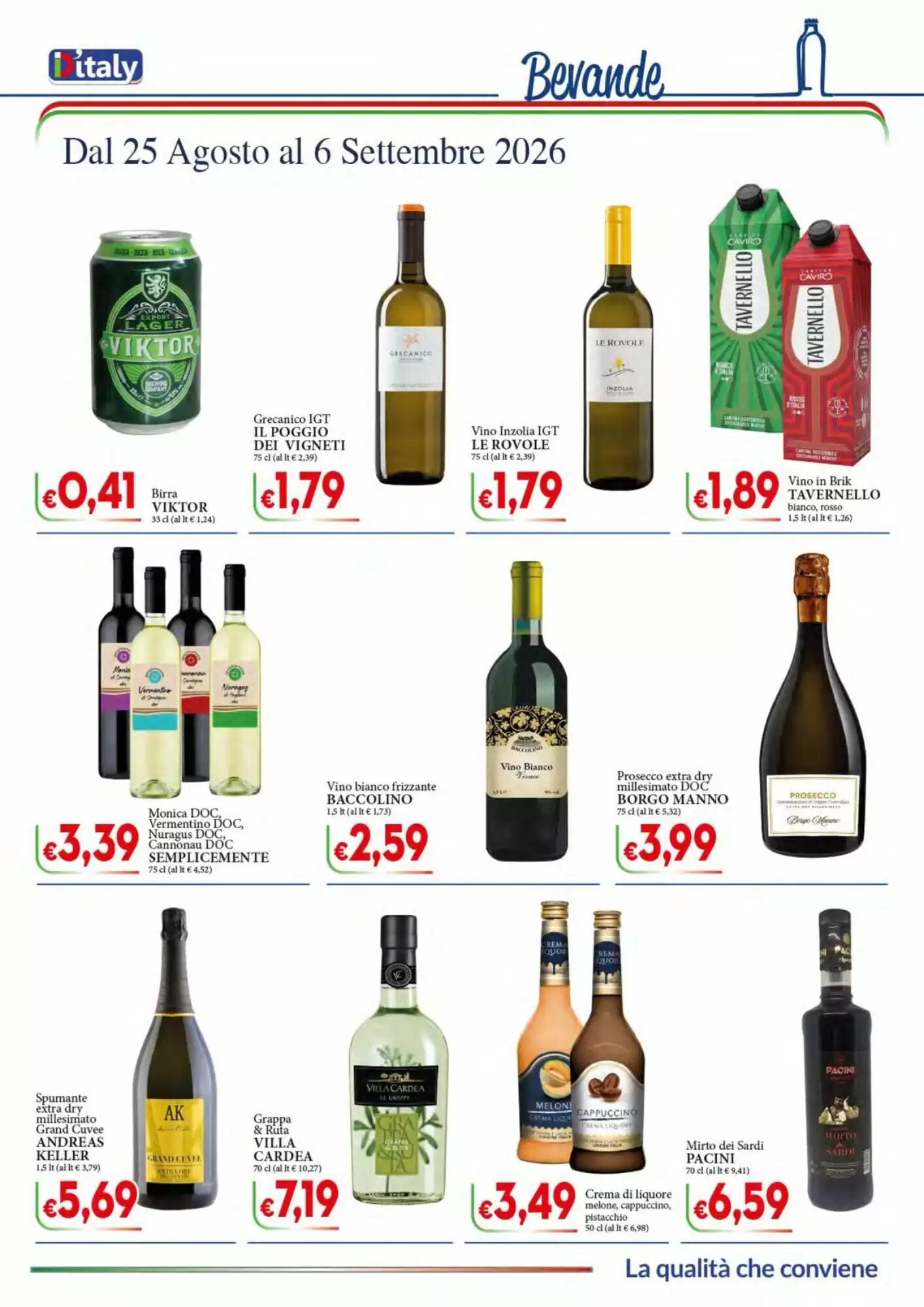 Volantino promozionale D'Italy  valide dal 25/08/2026 - Pagina 11.