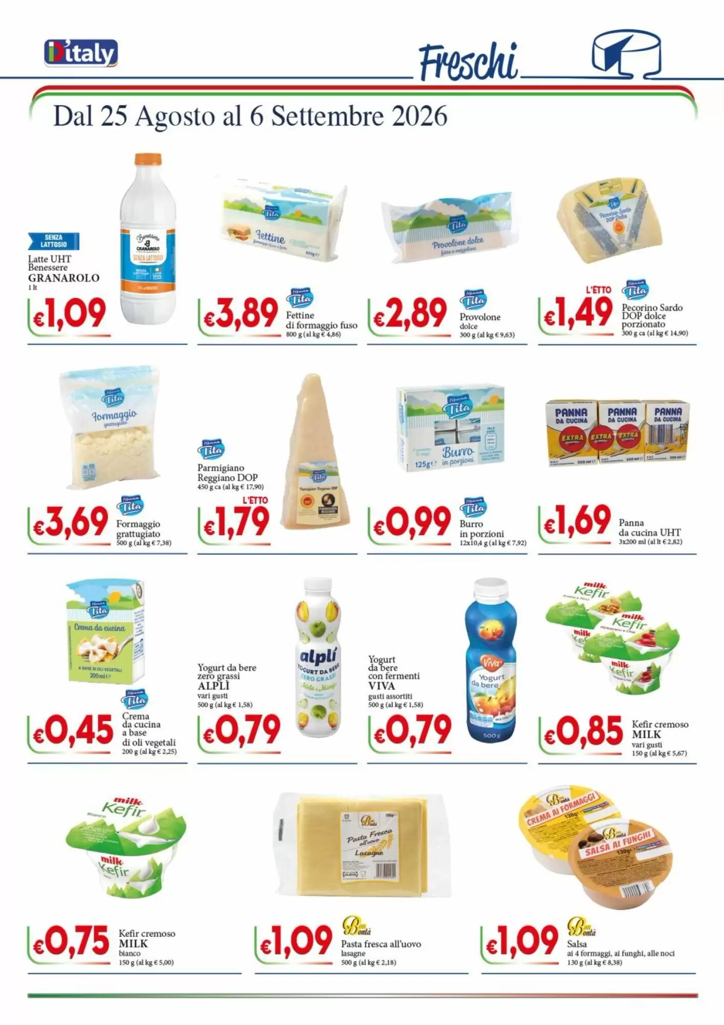 Volantino promozionale D'Italy  valide dal 25/08/2026 - Pagina 2.
