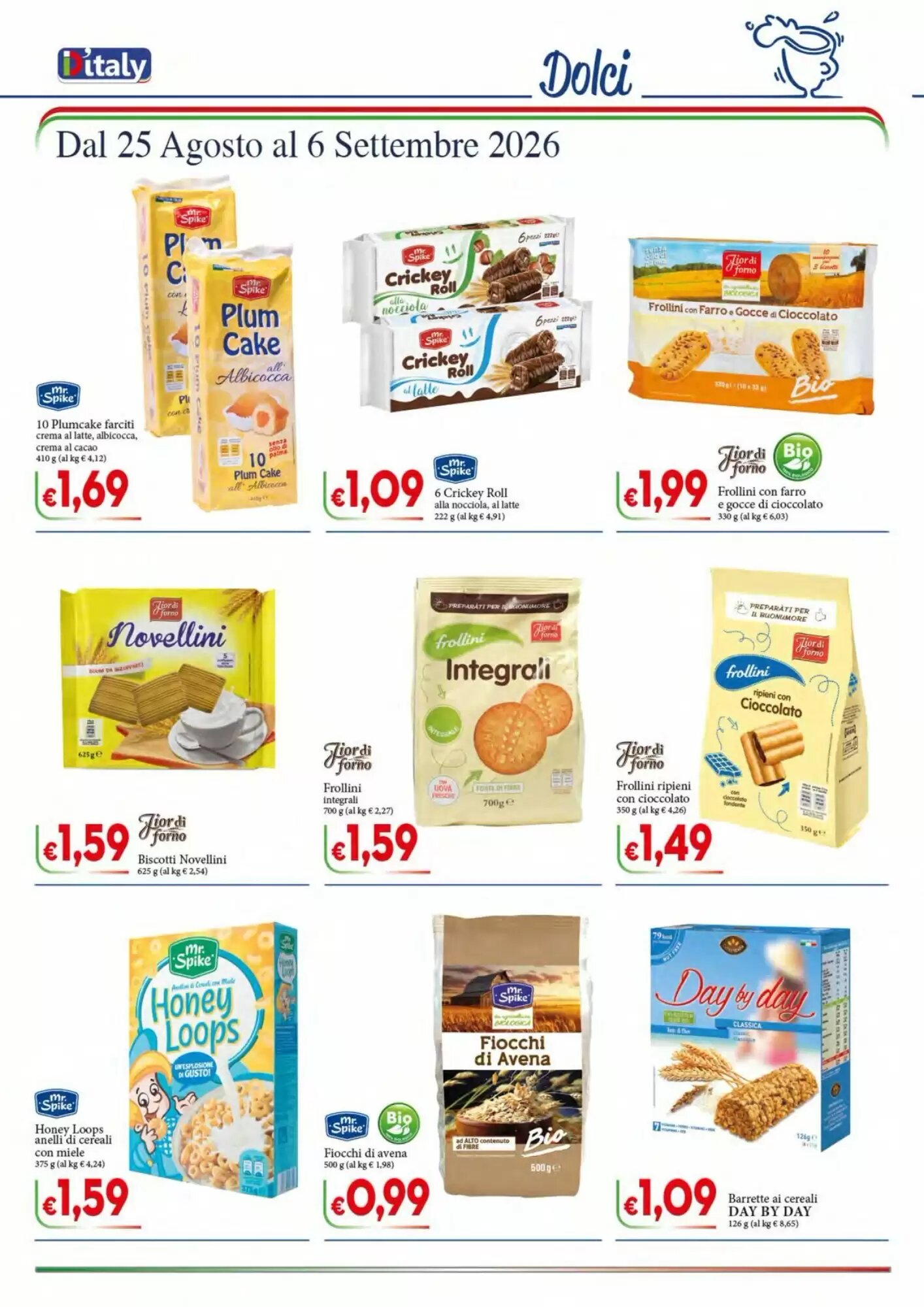 Volantino promozionale D'Italy  valide dal 25/08/2026 - Pagina 6.