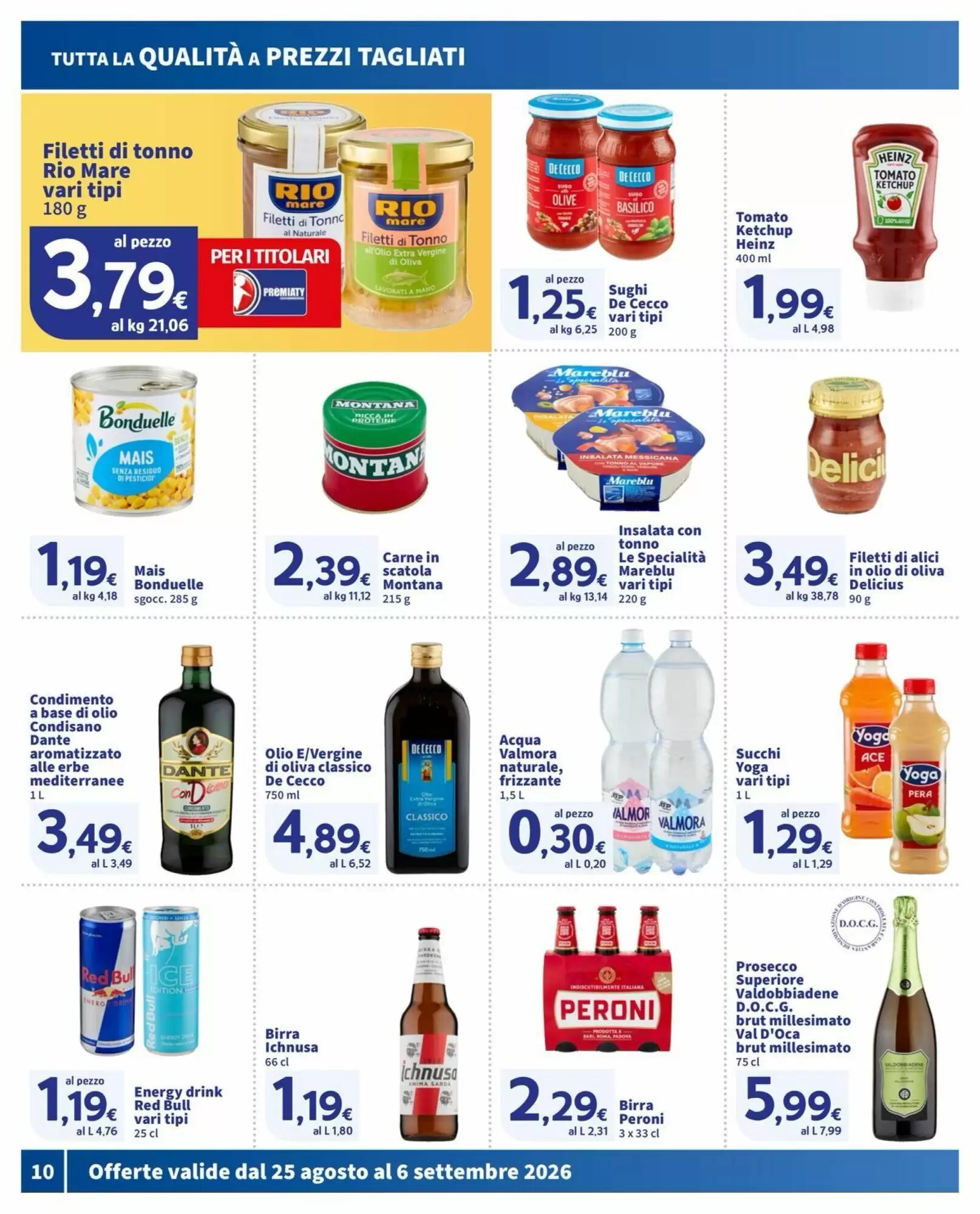 Volantino promozionale Ok Sigma  valide dal 25/08/2026 - Pagina 10.