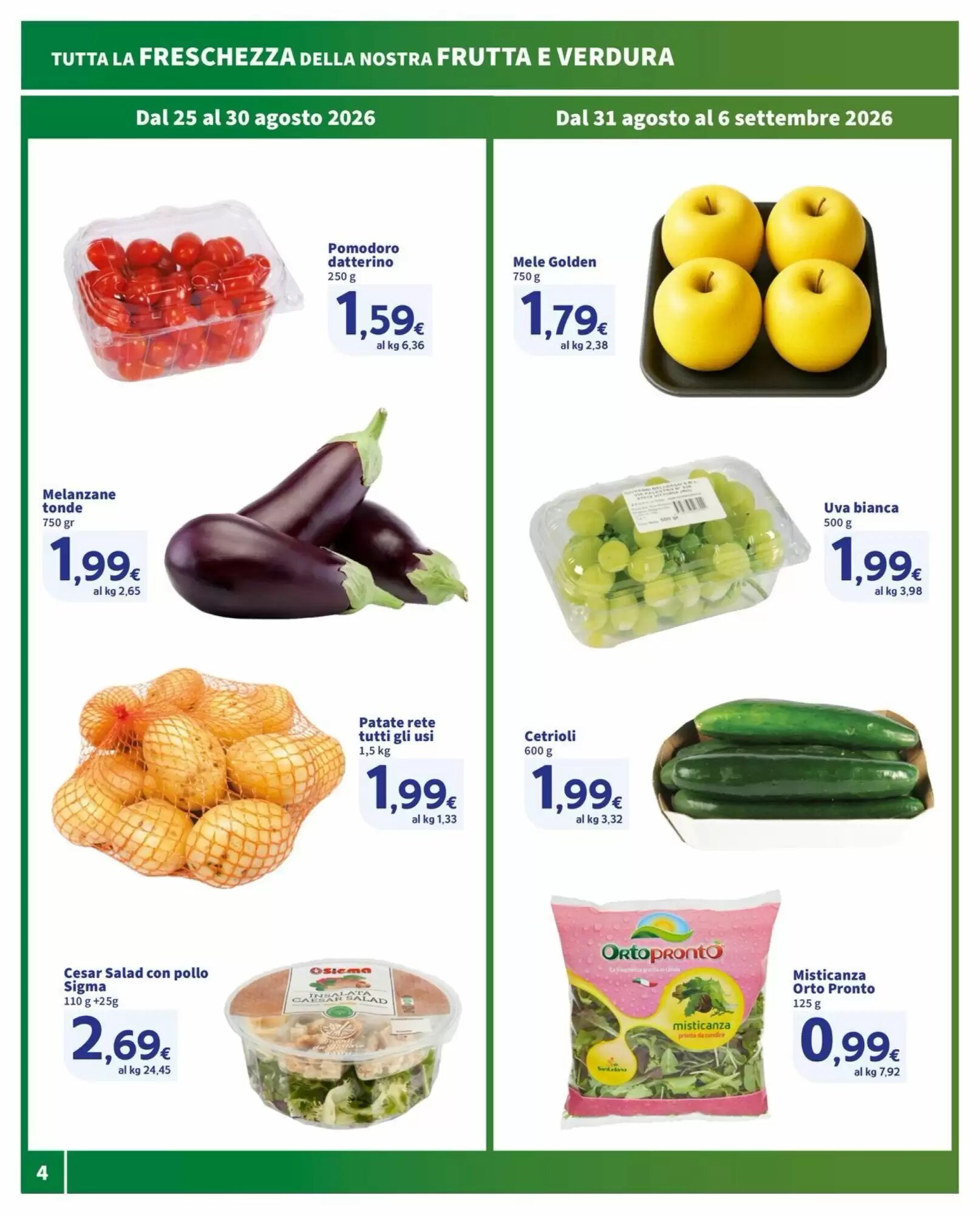 Volantino promozionale Ok Sigma  valide dal 25/08/2026 - Pagina 4.