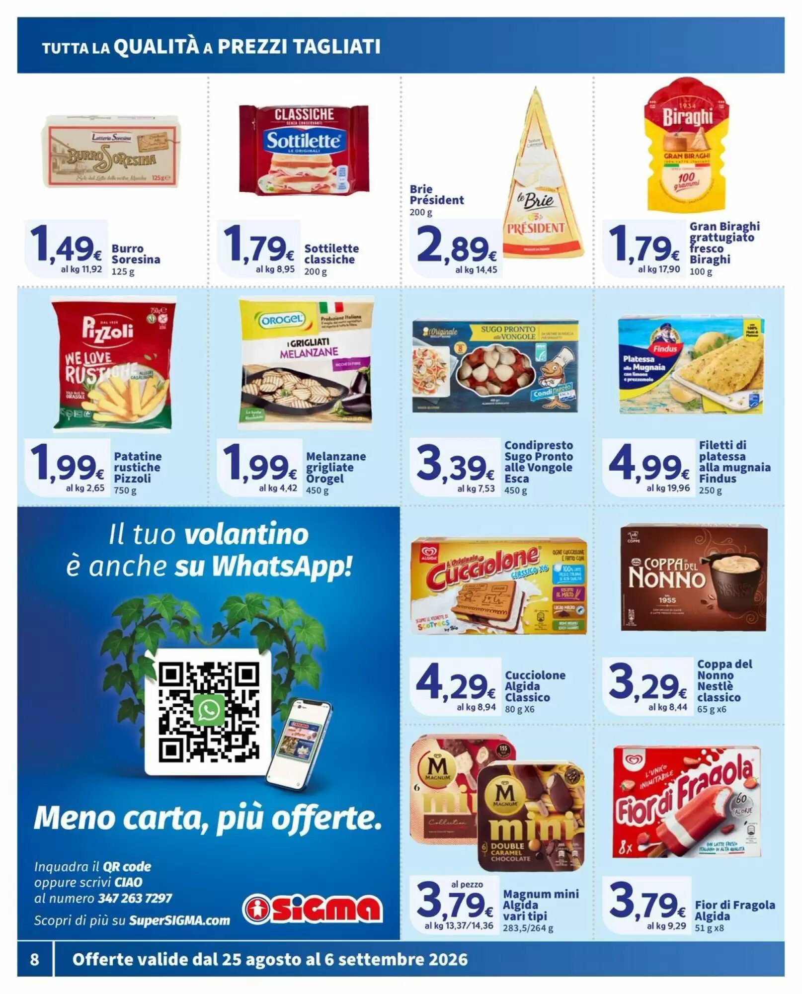 Volantino promozionale Ok Sigma  valide dal 25/08/2026 - Pagina 8.