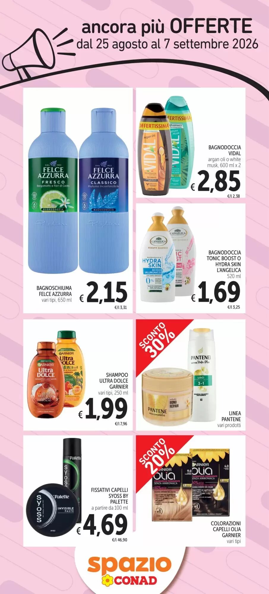 Volantino promozionale Spazio Conad  valide dal 25/08/2026 - Pagina 3.